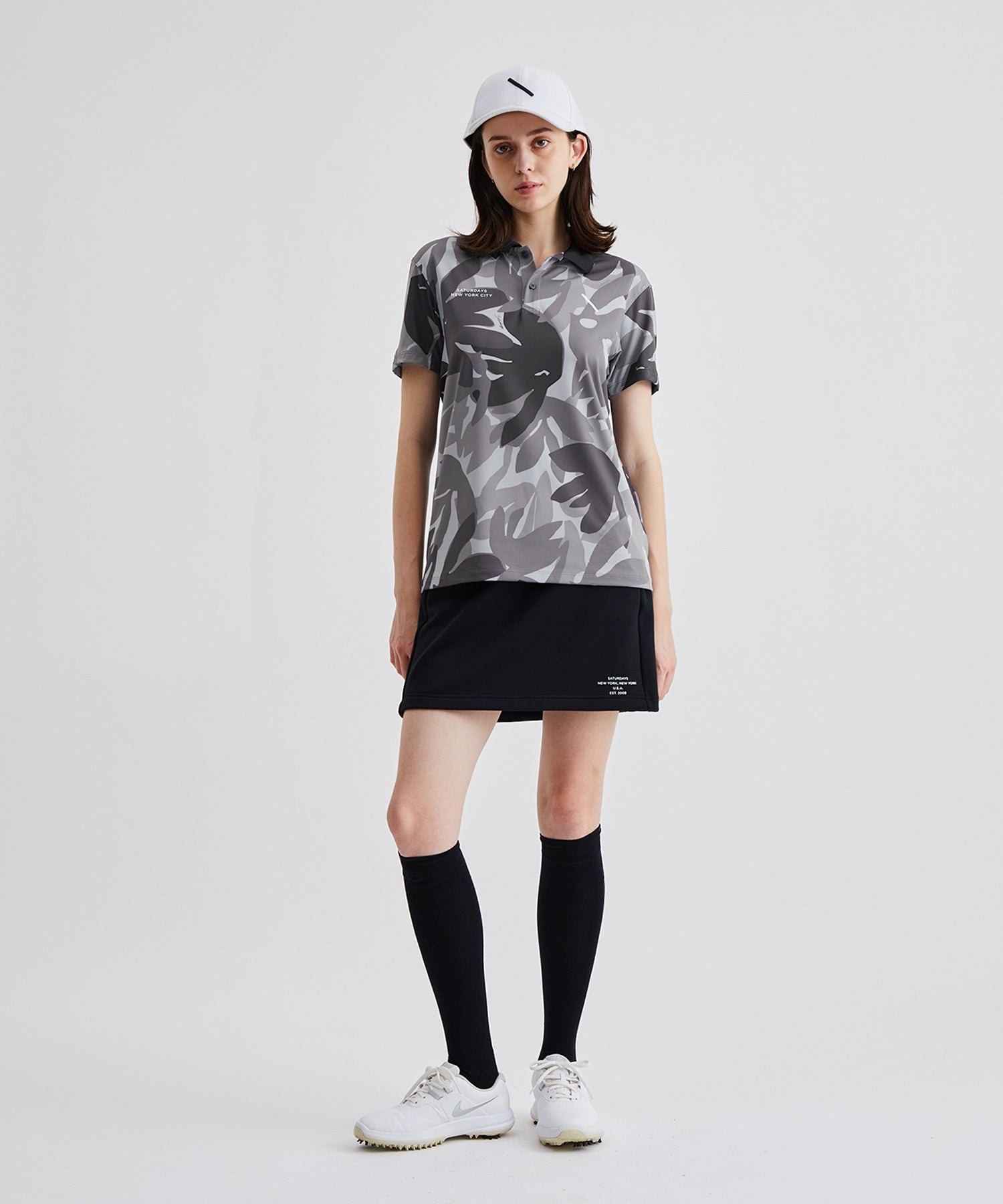 Flower Tech Poloshirt | WOMEN