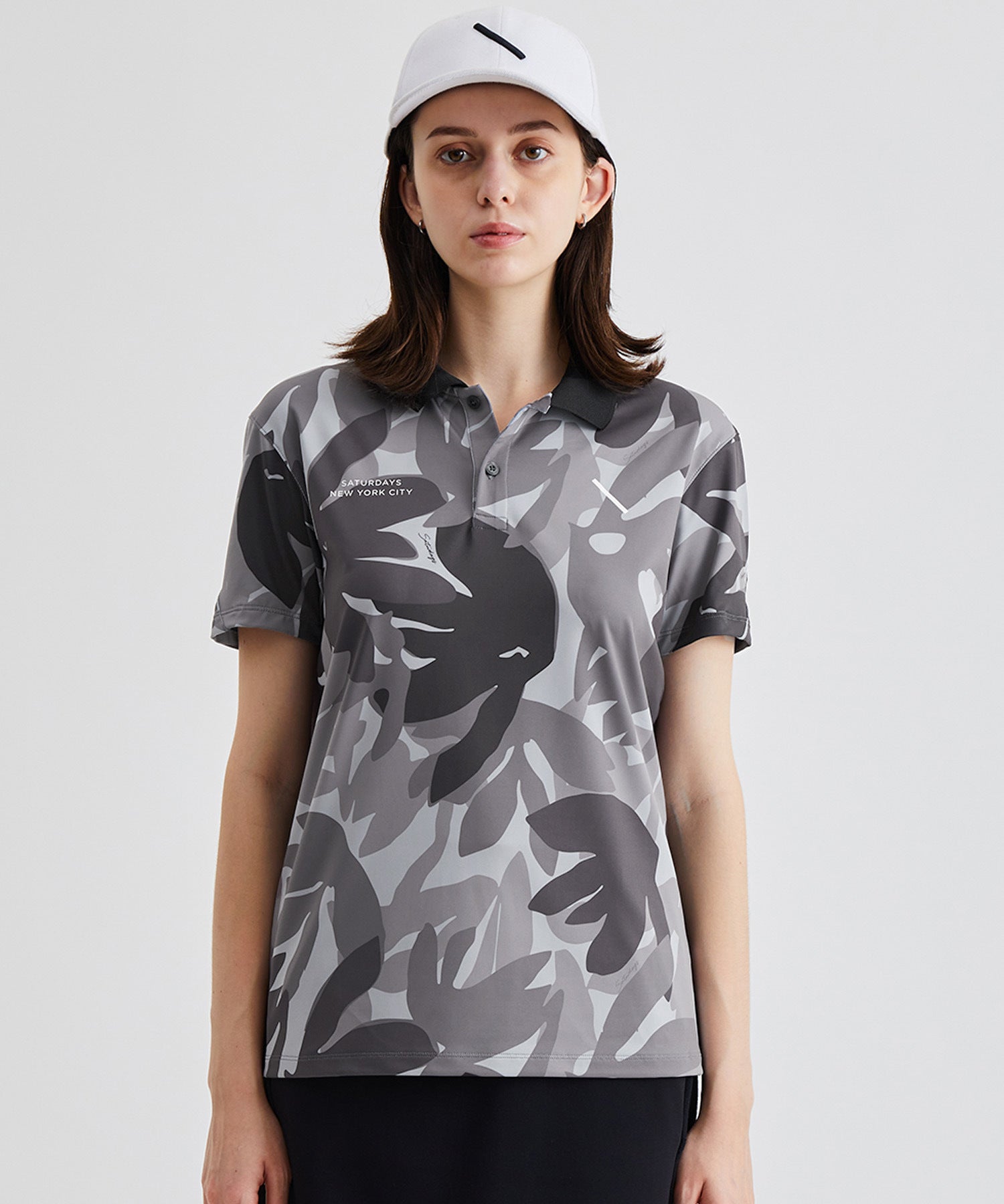 Flower Tech Poloshirt | WOMEN