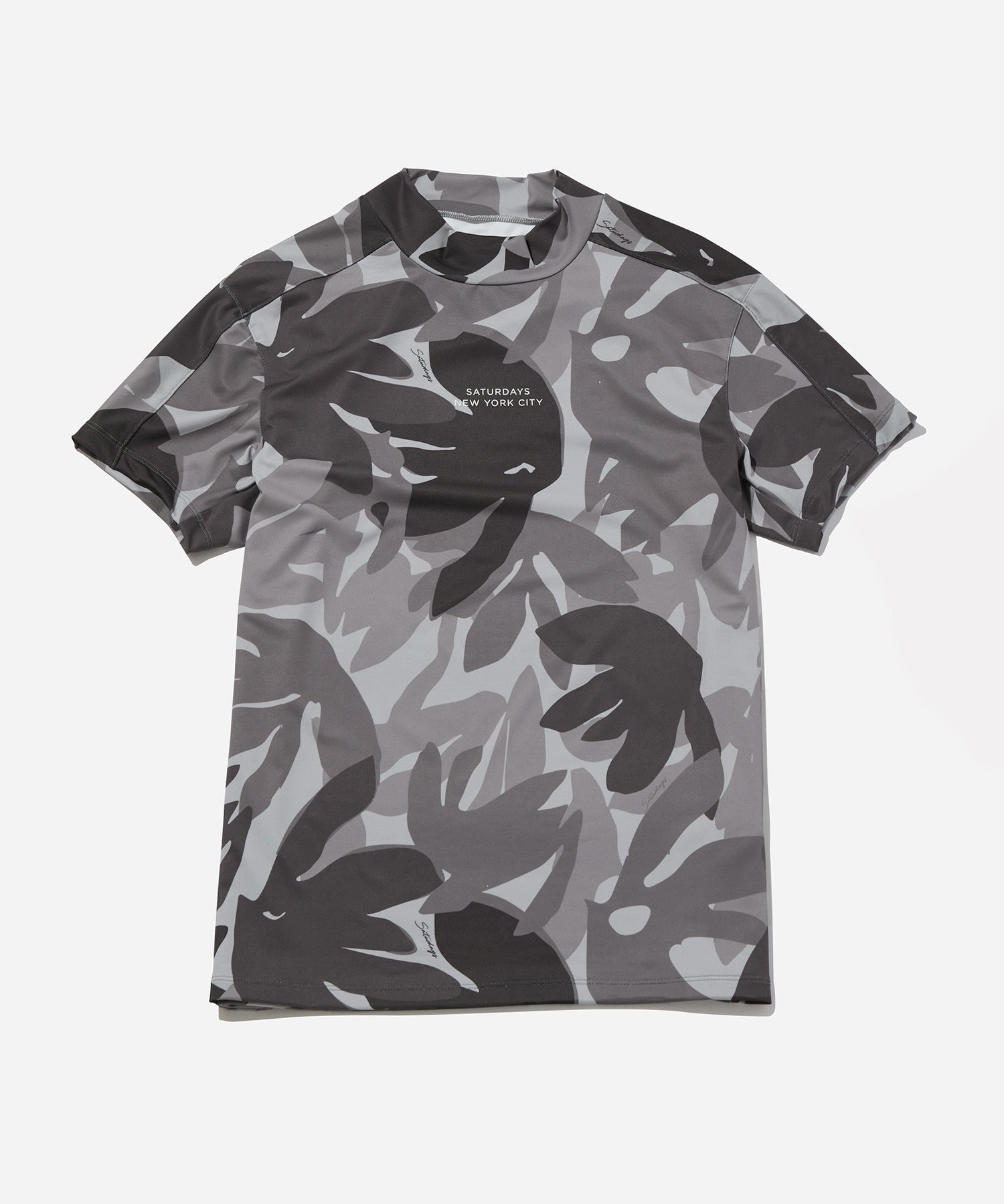 Flower Tech Mock Shirt | WOMEN