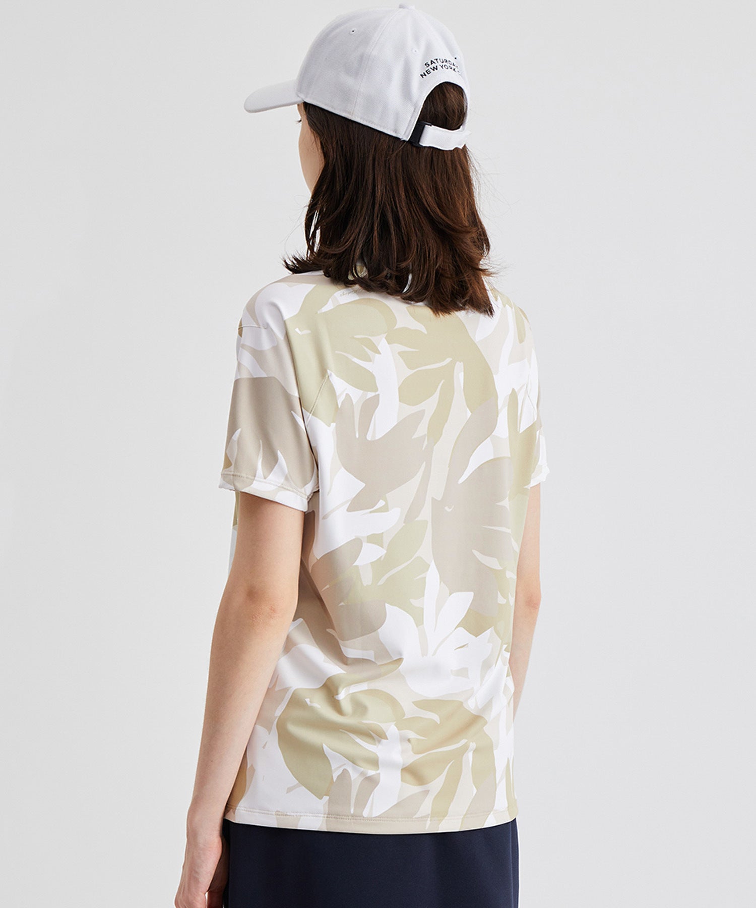Flower Tech Mock Shirt | WOMEN