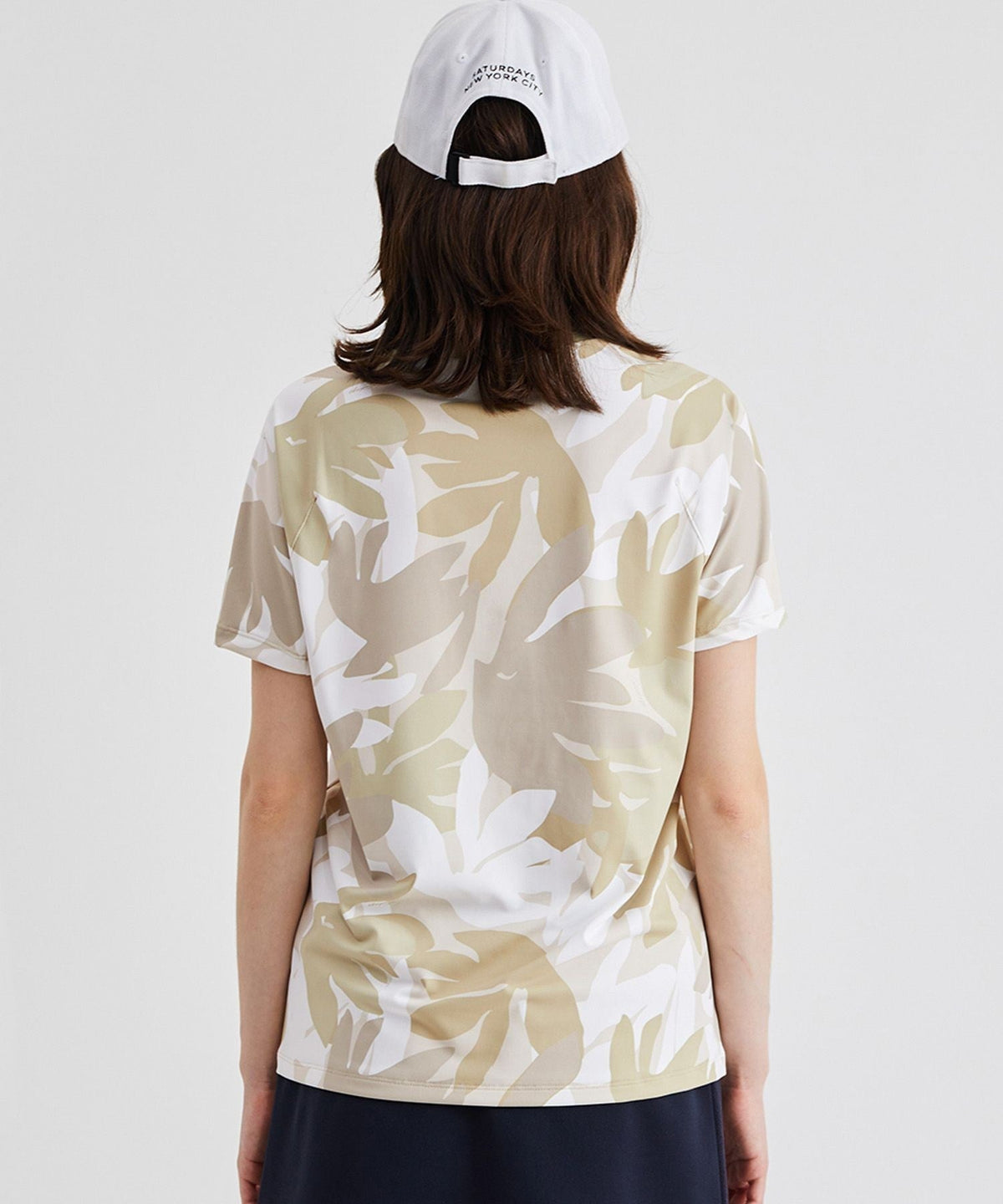 Flower Tech Mock Shirt | WOMEN