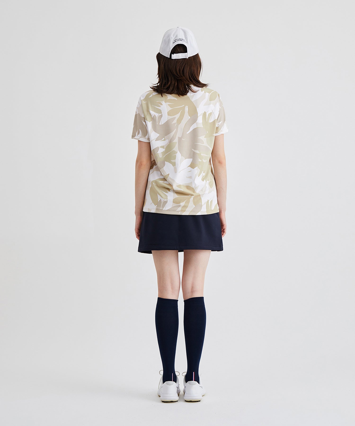 Flower Tech Mock Shirt | WOMEN