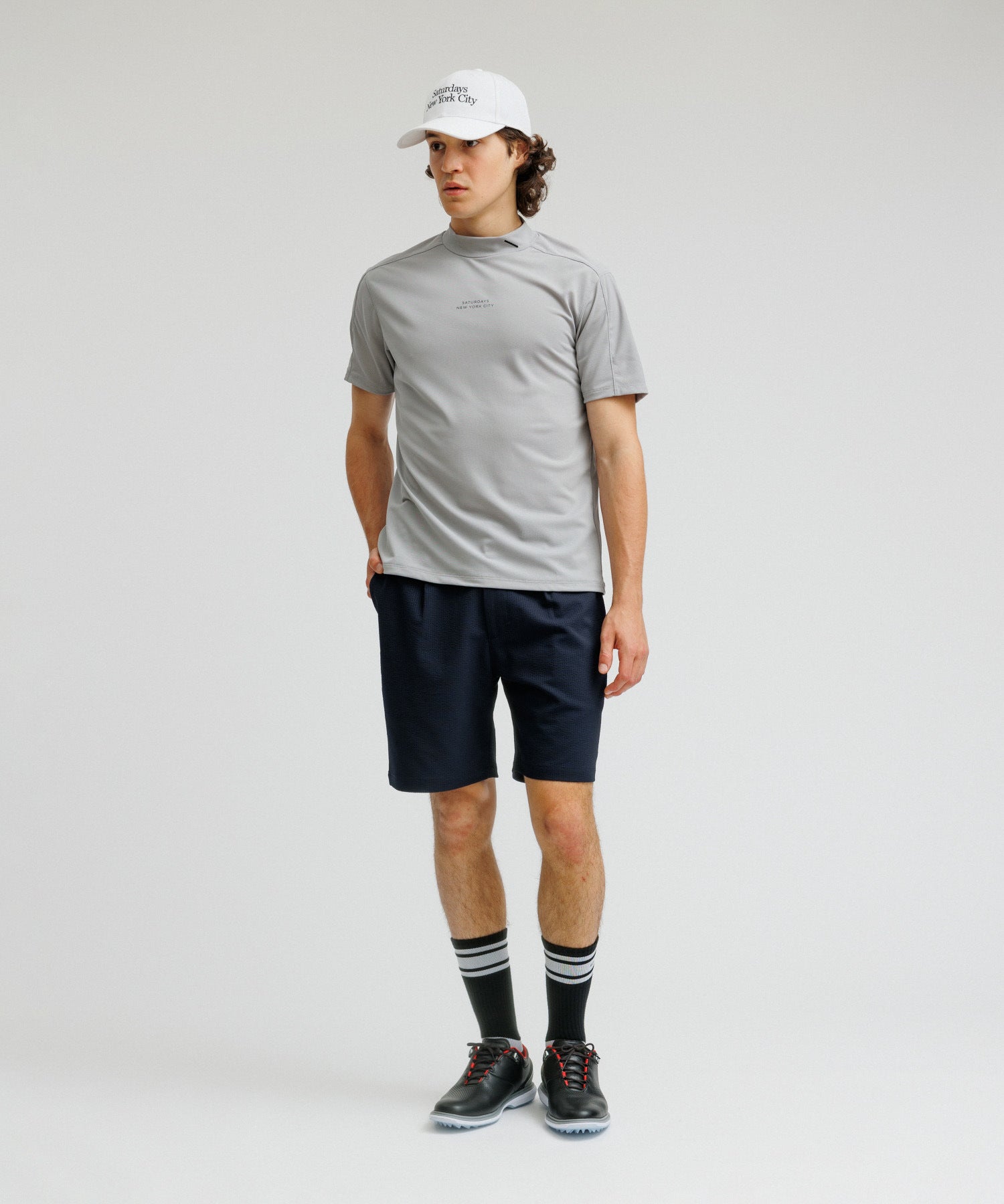 Seersucker One Tuck Short Pant | Saturdays NYC Japan