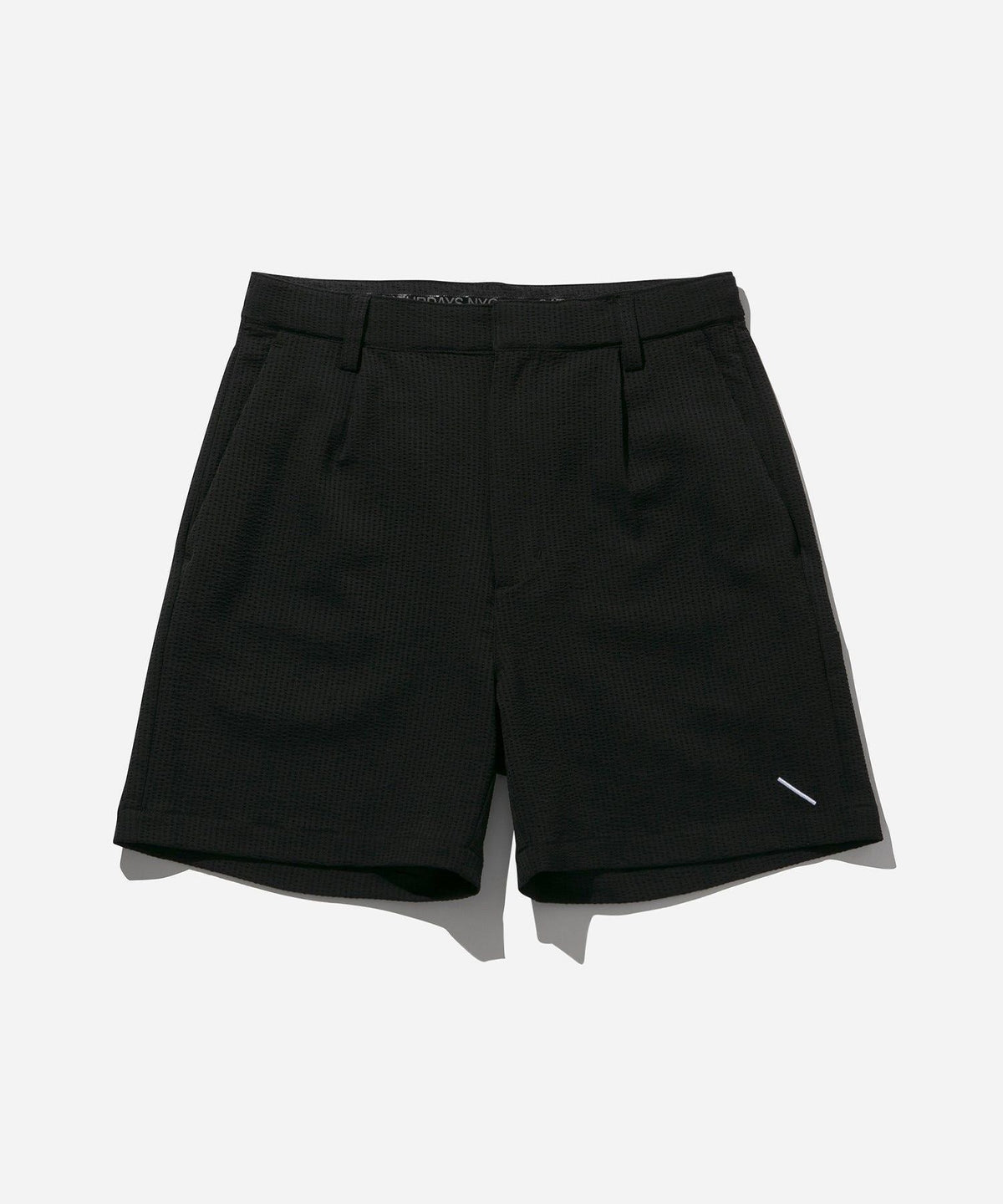 Seersucker One Tuck Short Pant | WOMEN