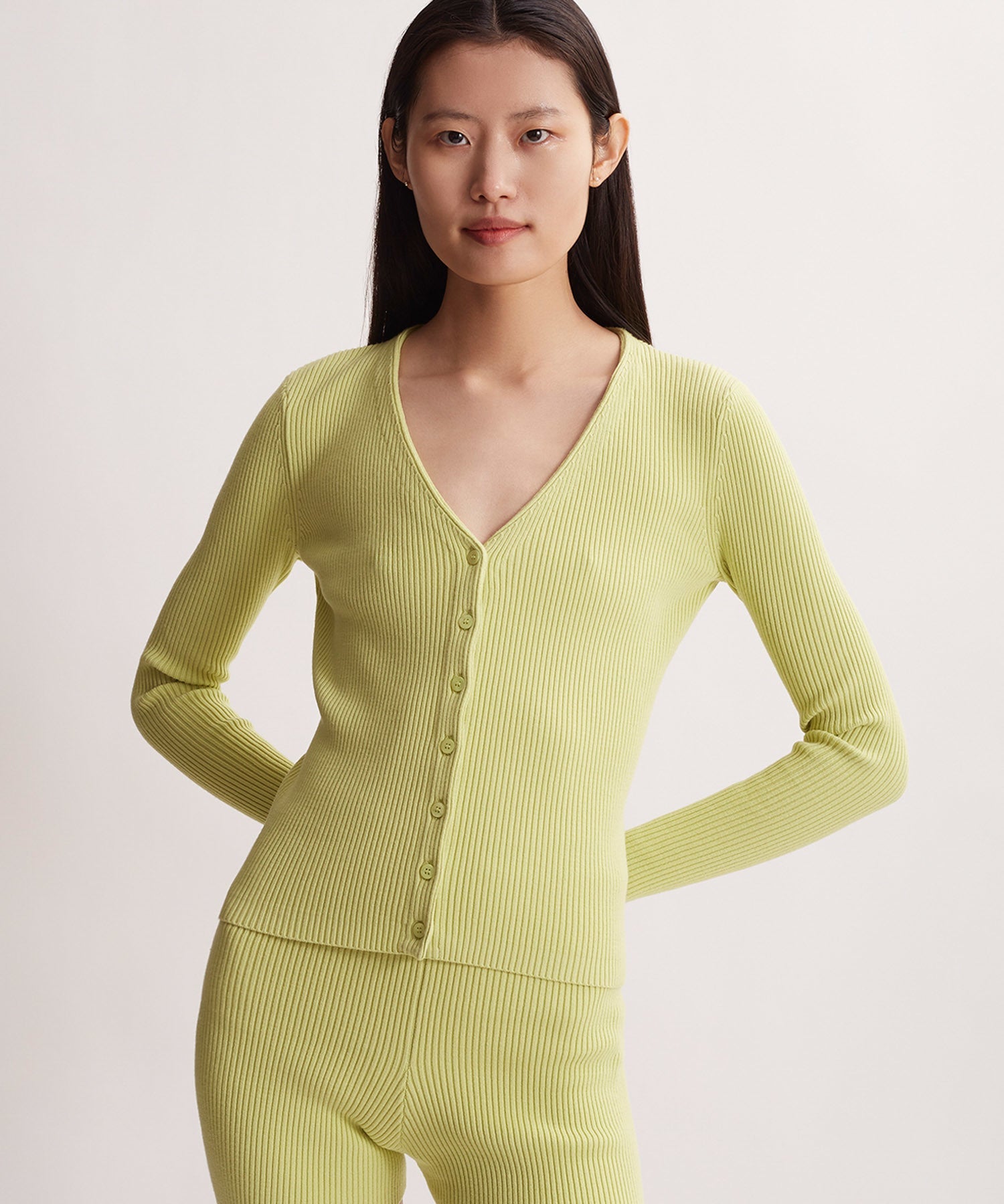 カーディガン Lindsey Rib Knit Cardigan レディース Lindsey Rib Knit Cardigan | Saturdays NYC Japan