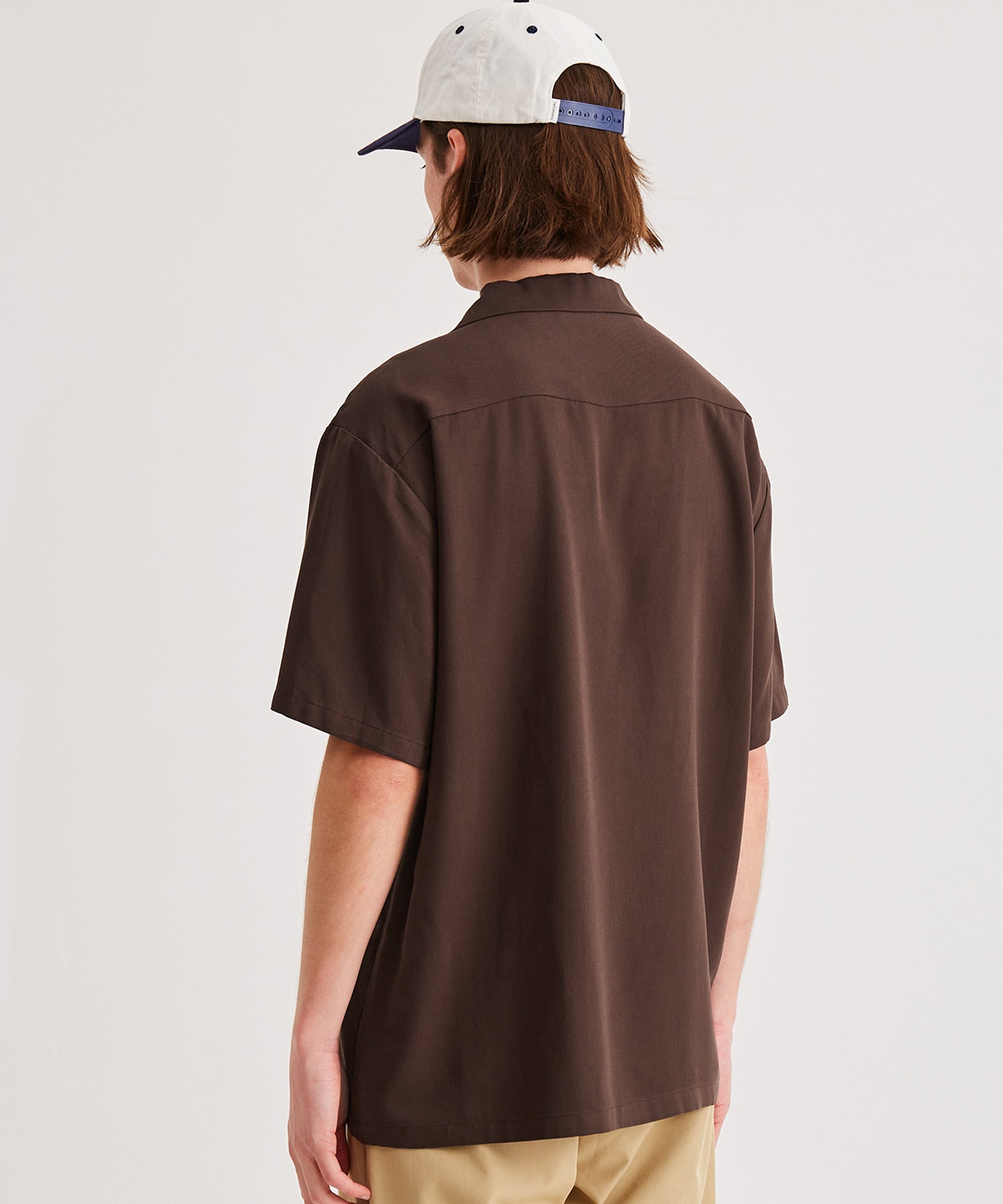 Solid Rayon Open Collar S/S Shirt | Saturdays NYC Japan