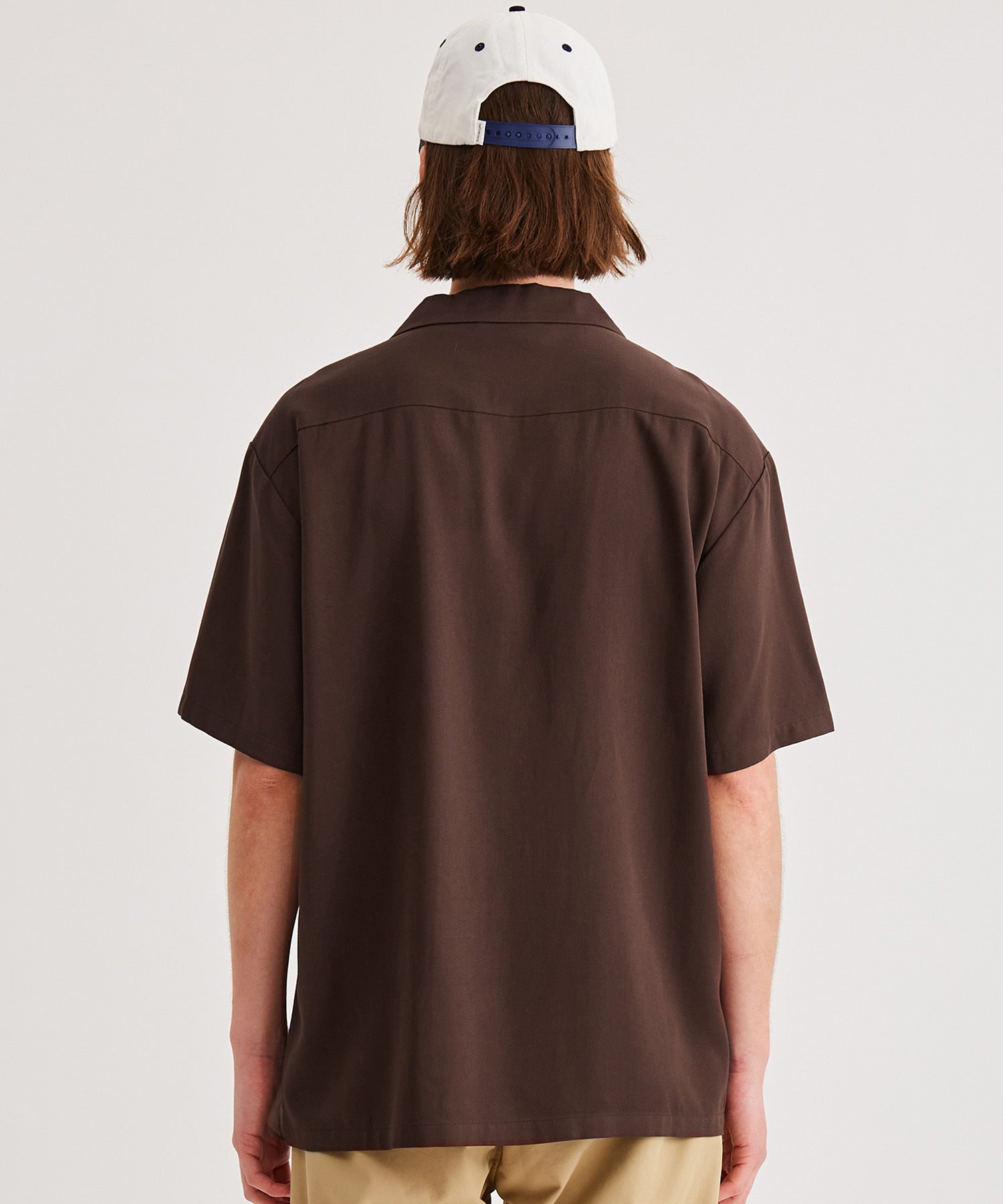 Solid Rayon Open Collar S/S Shirt | Saturdays NYC Japan