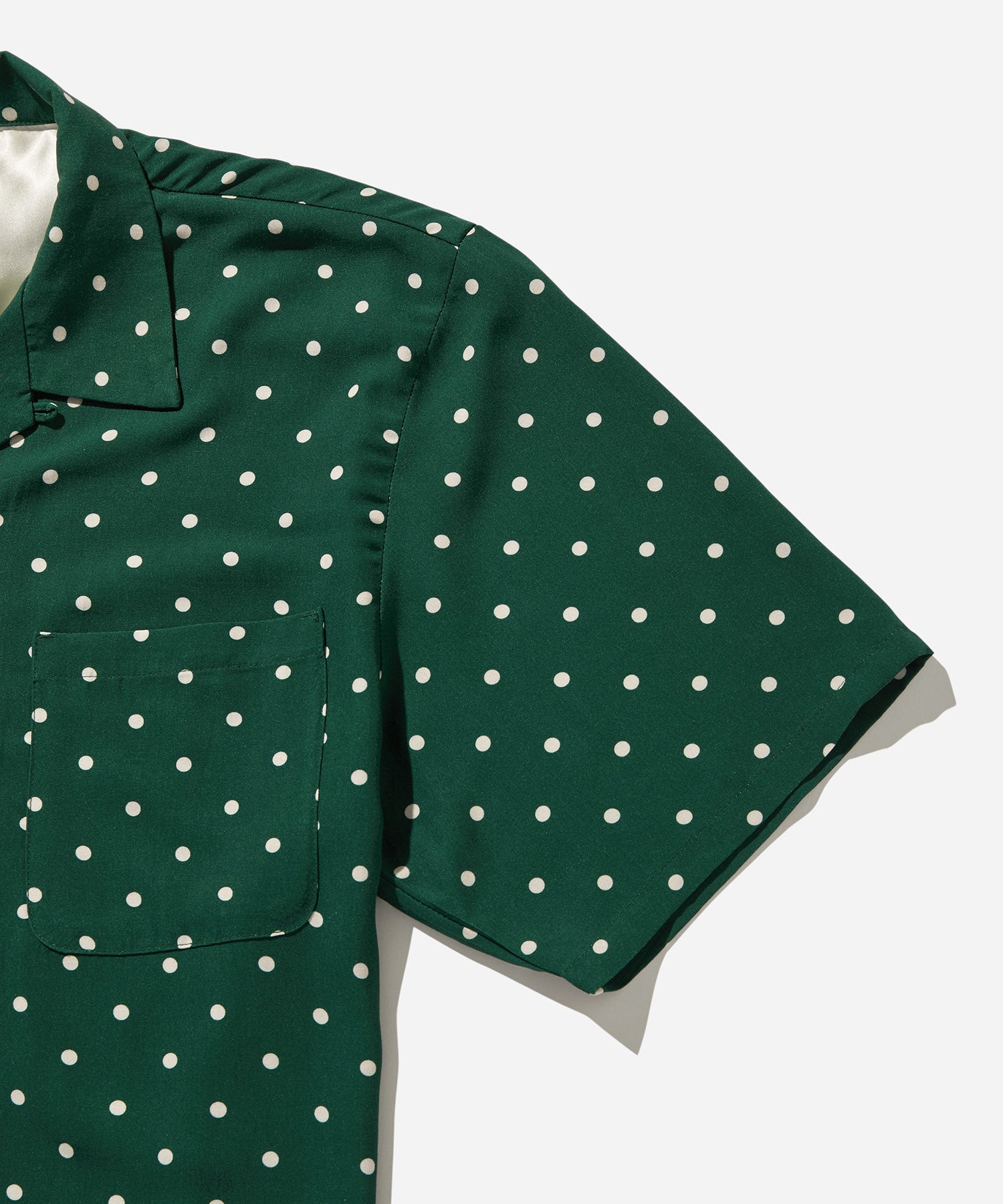 Dot Open Collar S/S Shirt