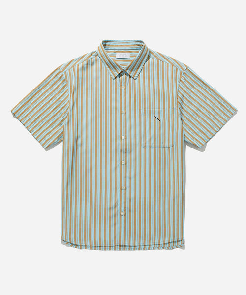 Random Stripe Regular Collar S/S Shirt | Saturdays NYC Japan