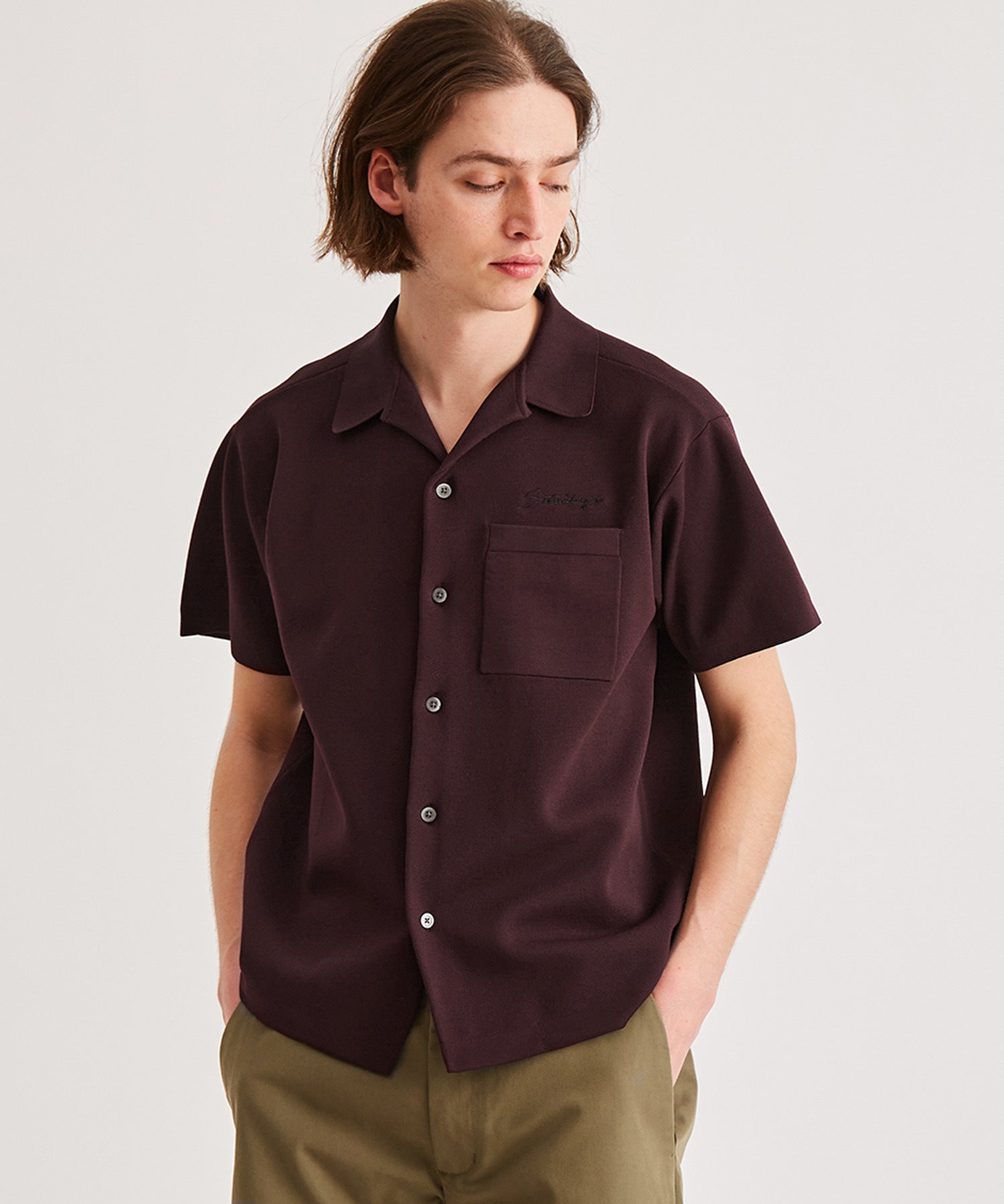 Knit S/S shirt