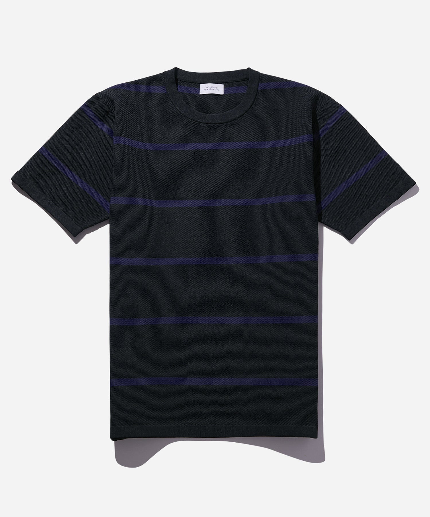 Knit Border S/S Tee