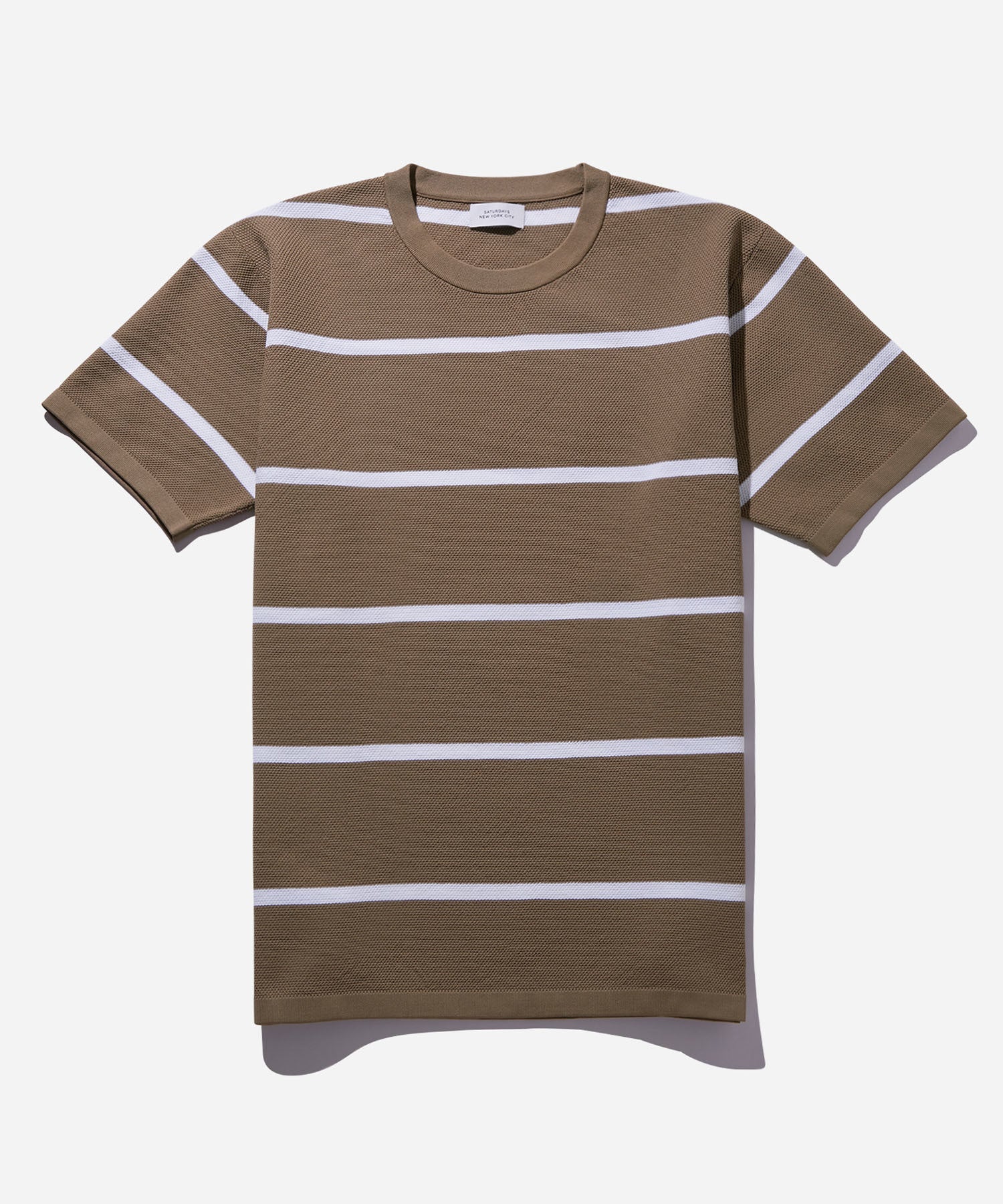 Knit Border S/S Tee