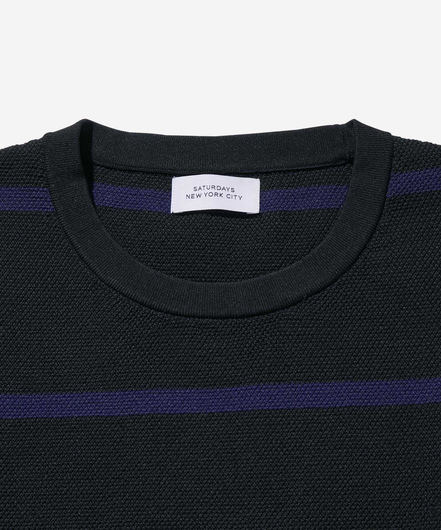Knit Border S/S Tee