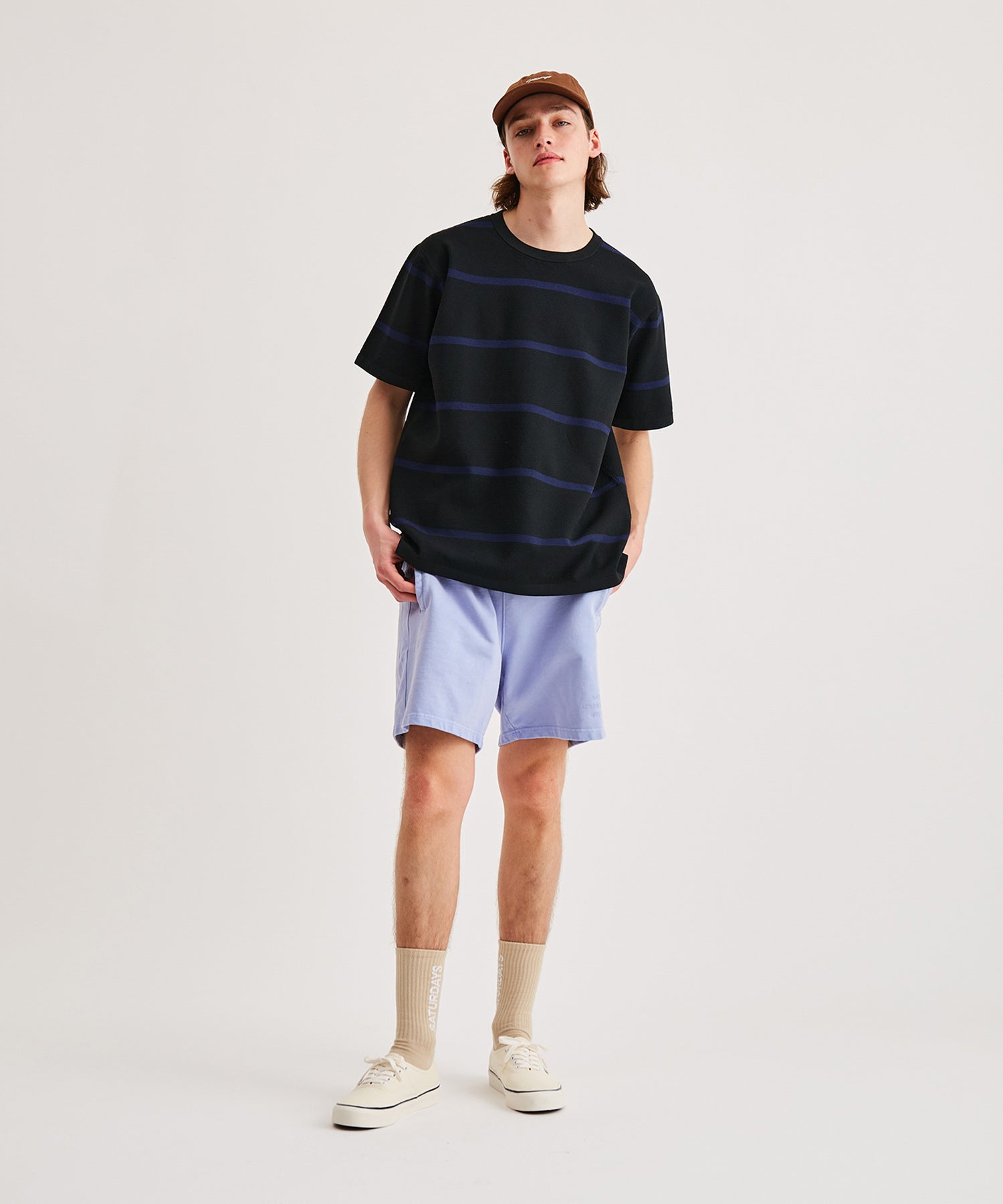 Knit Border S/S Tee