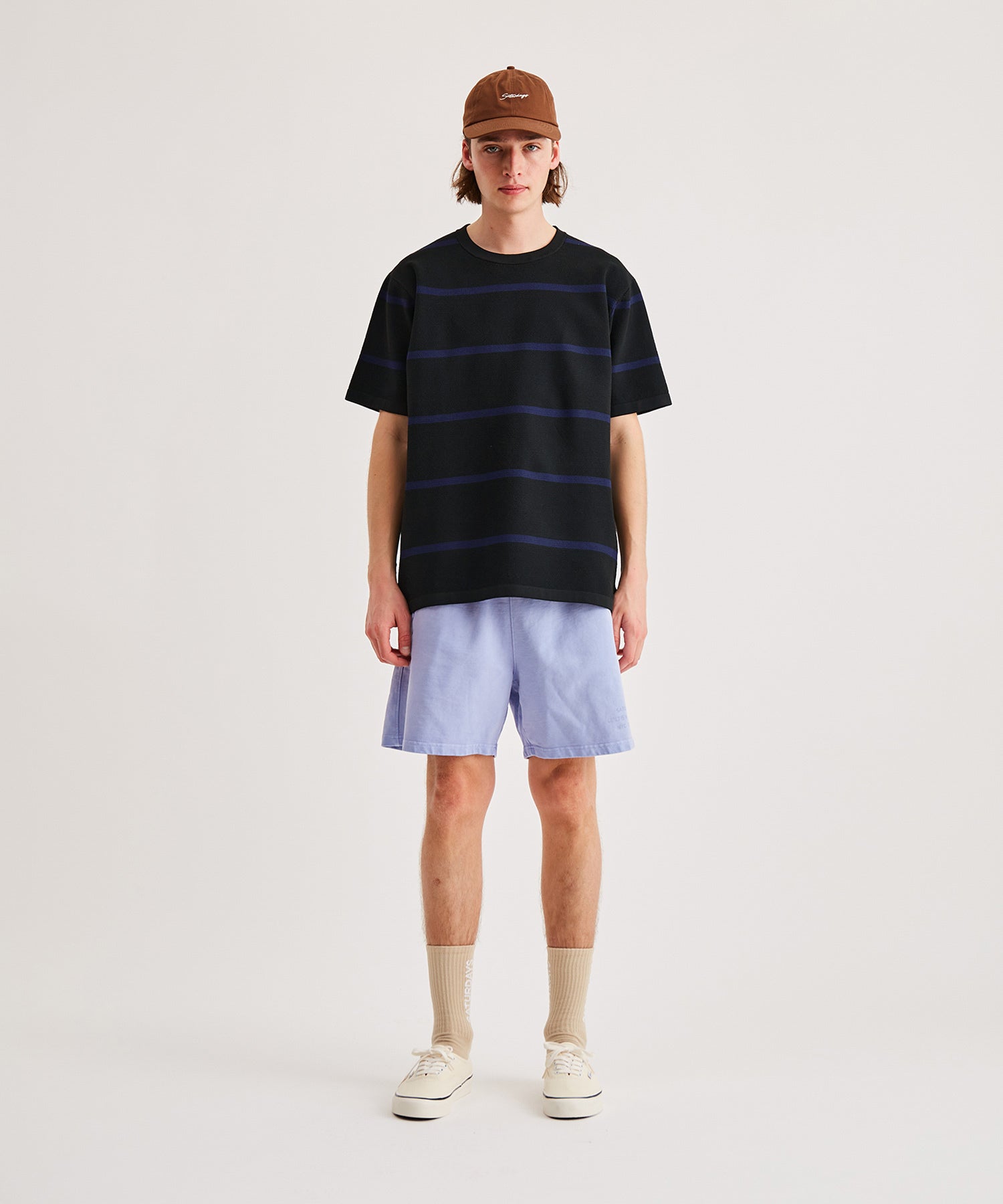Knit Border S/S Tee
