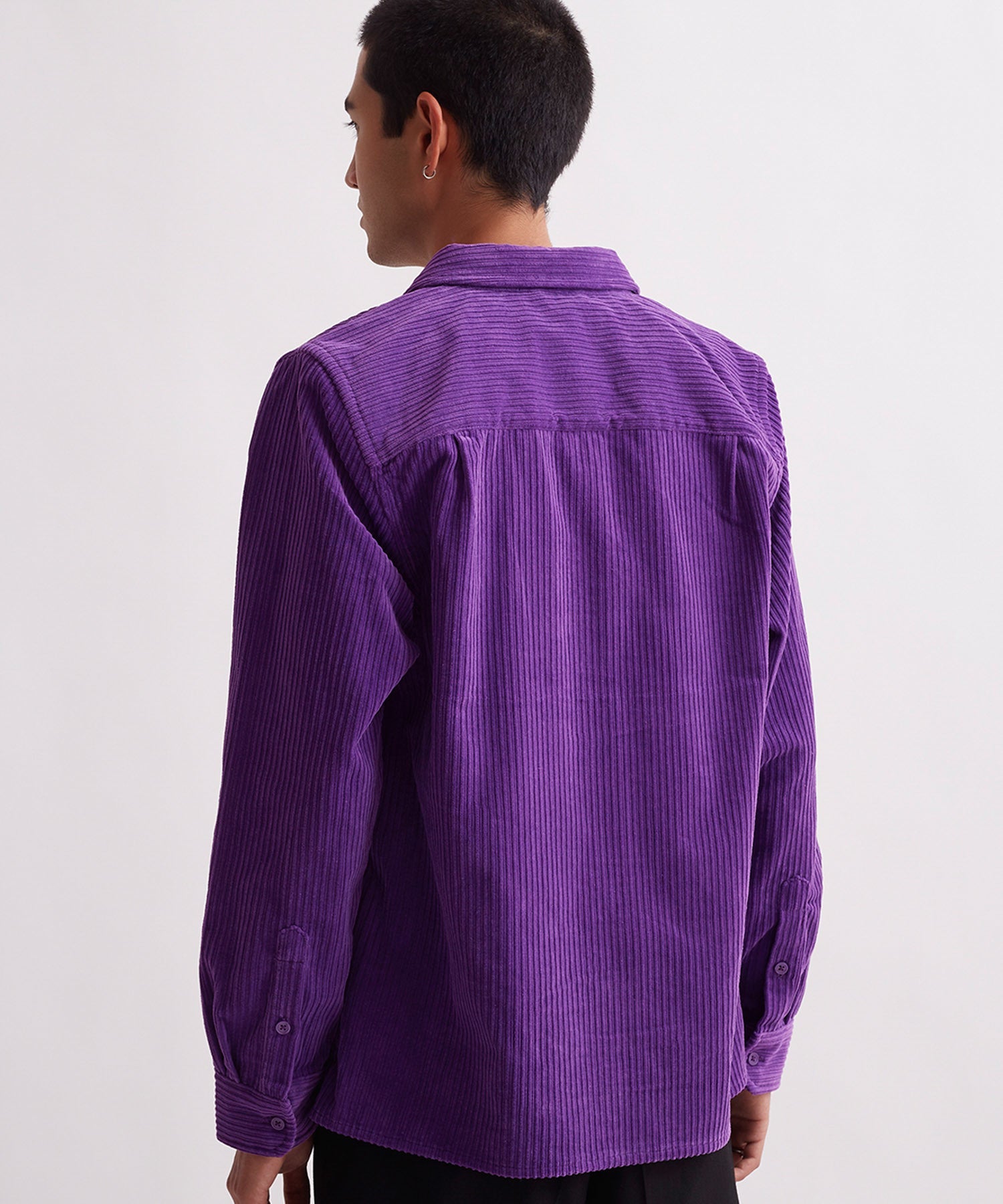 Nolan Wide Wale Cord Long Sleeve Shirt