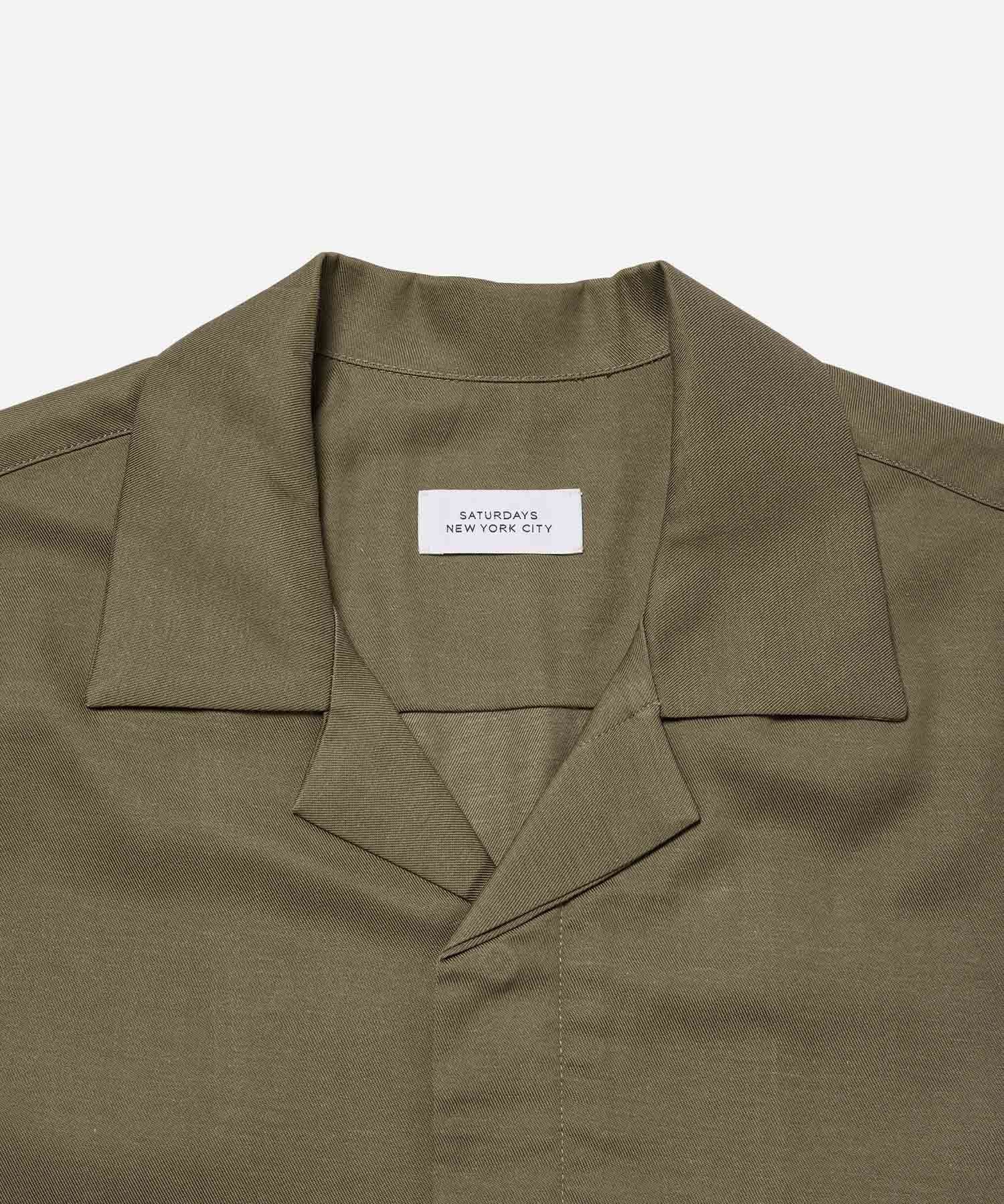Cellulose Patch Pocket Short SleeveShirt