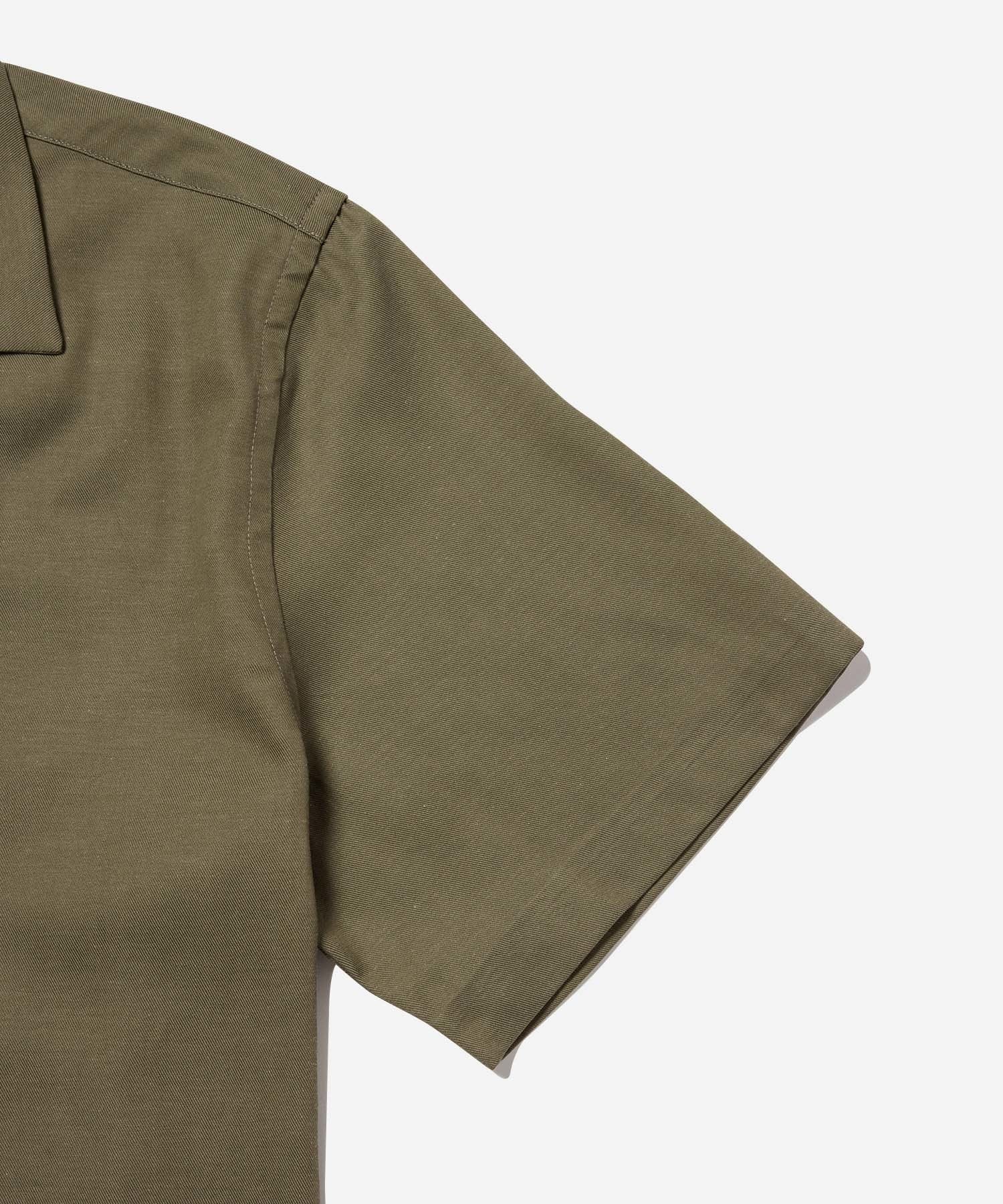 Cellulose Patch Pocket Short SleeveShirt
