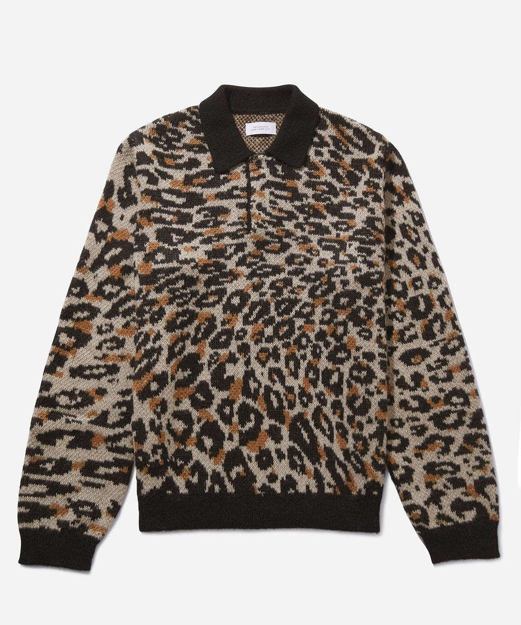 BEAUCHAMP MOHAIR POLO SWEATER | Saturdays NYC Japan