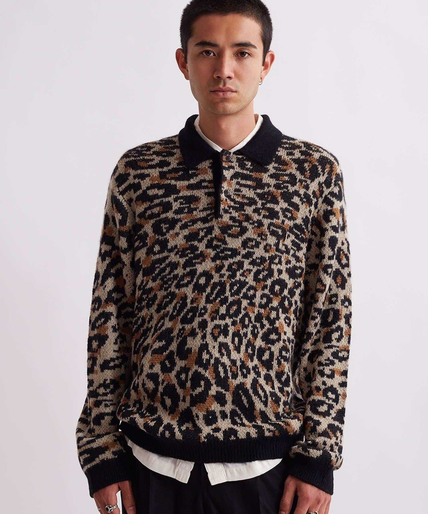 BEAUCHAMP MOHAIR POLO SWEATER