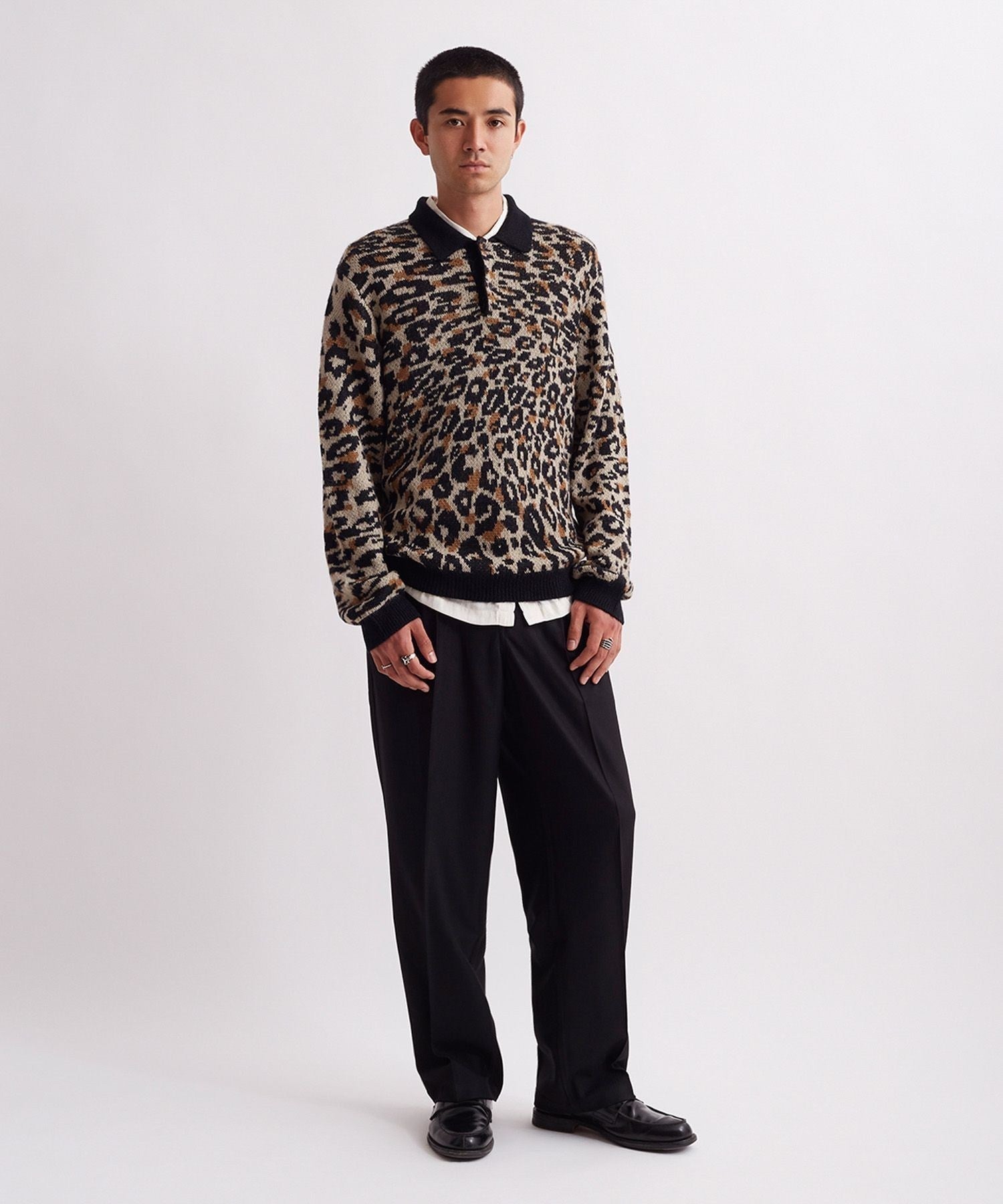 BEAUCHAMP MOHAIR POLO SWEATER