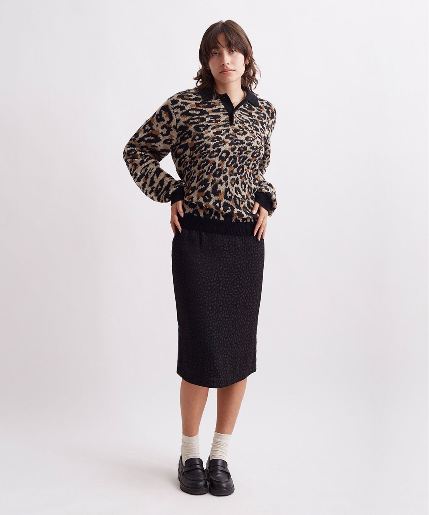 BEAUCHAMP MOHAIR POLO SWEATER
