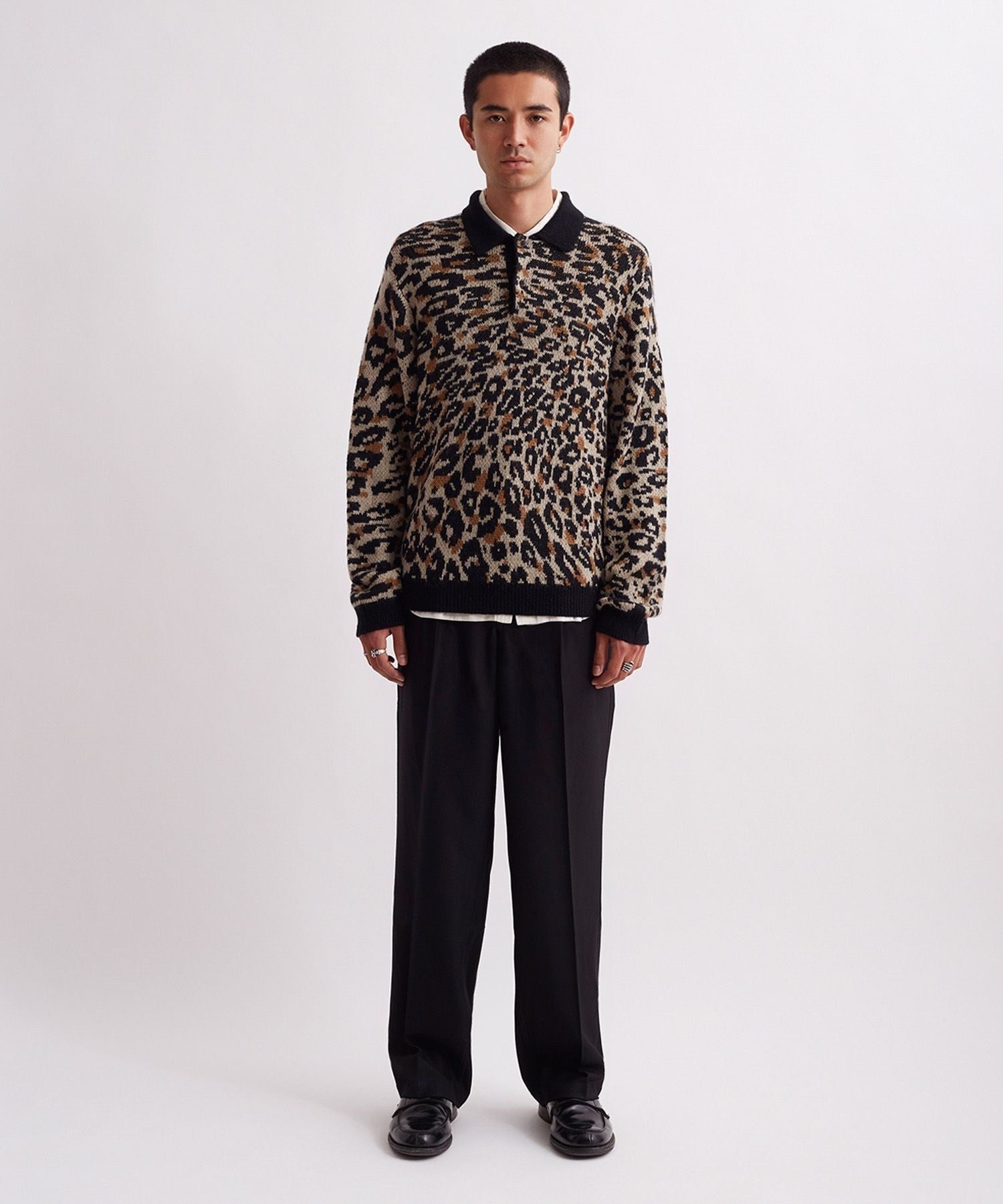 BEAUCHAMP MOHAIR POLO SWEATER