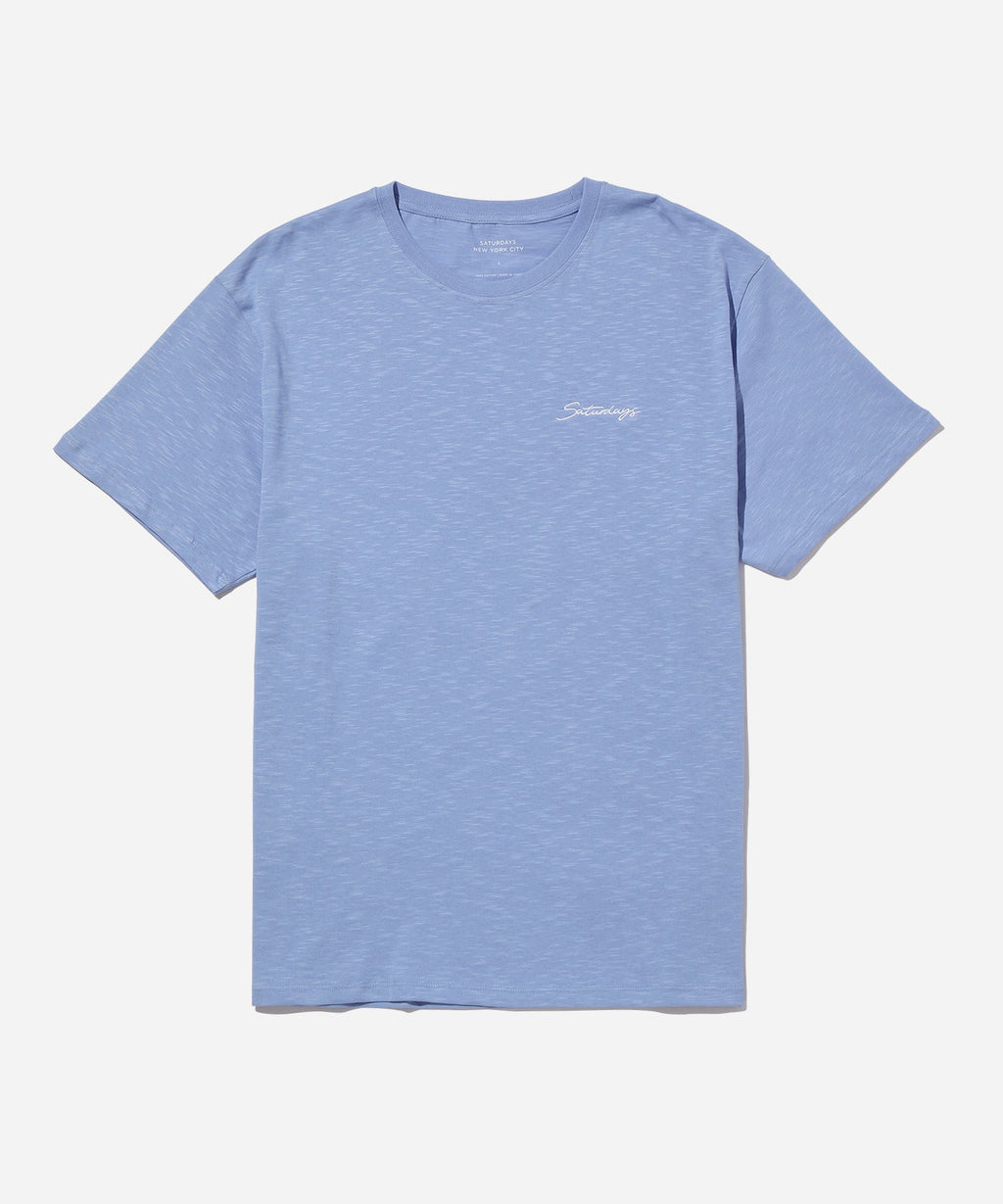 Cotton Slub Script Ss Tee
