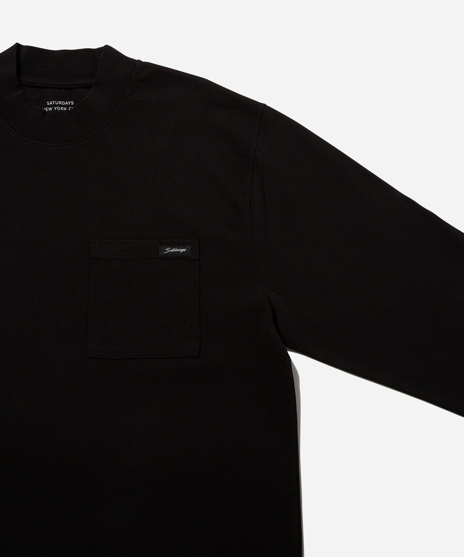 Dekalb Heavyweight Mockneck Long Sleeve Tee | Saturdays NYC Japan