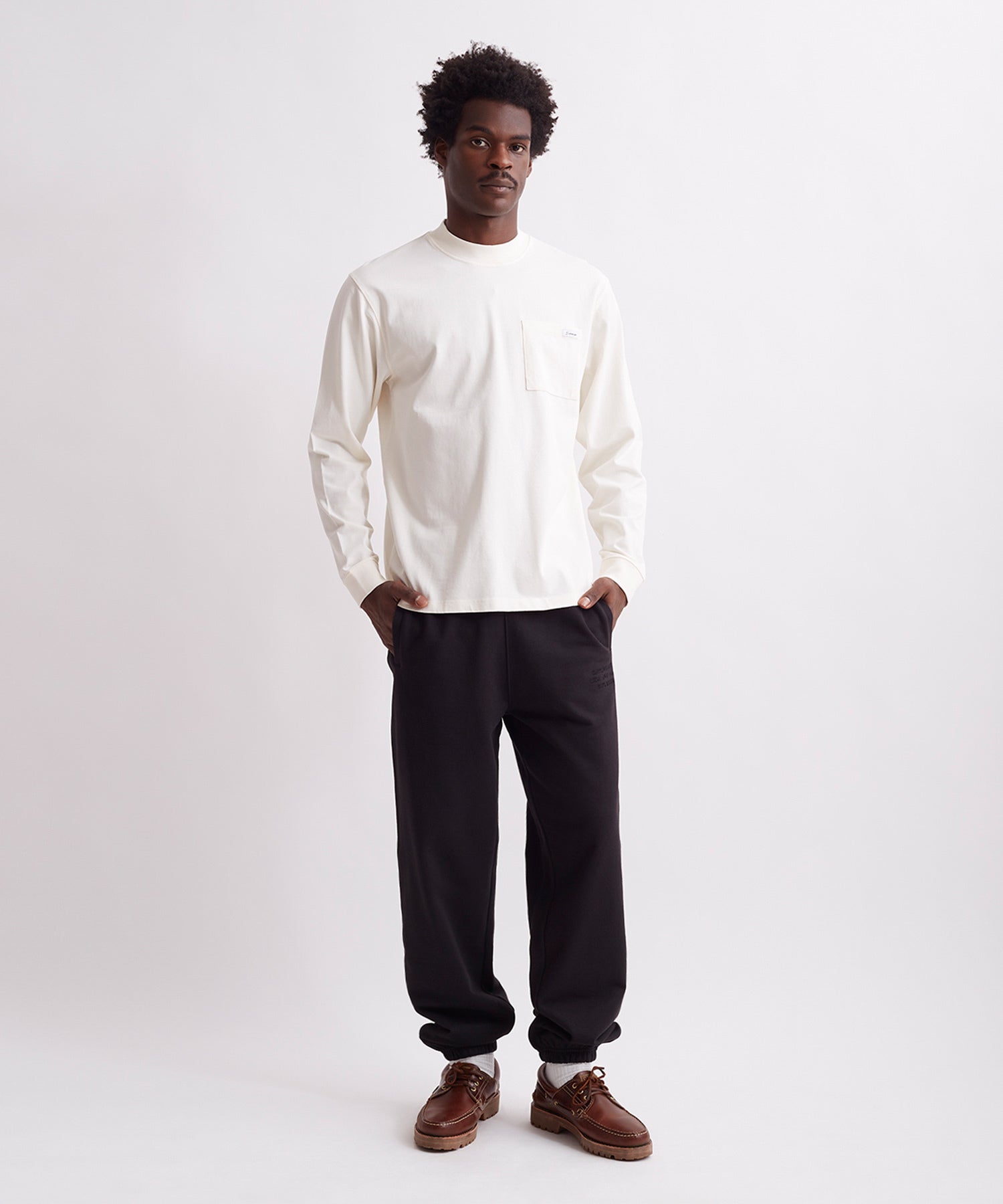 Dekalb Heavyweight Mockneck Long Sleeve Tee | Saturdays NYC Japan