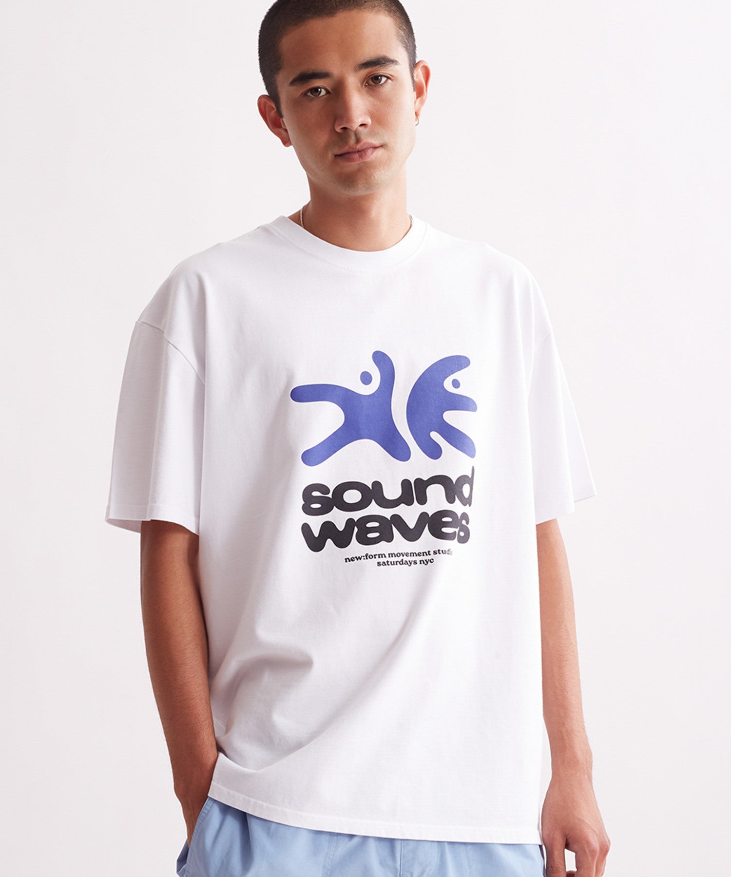 Sound Waves Relaxed Ss Tee | Saturdays NYC Japan