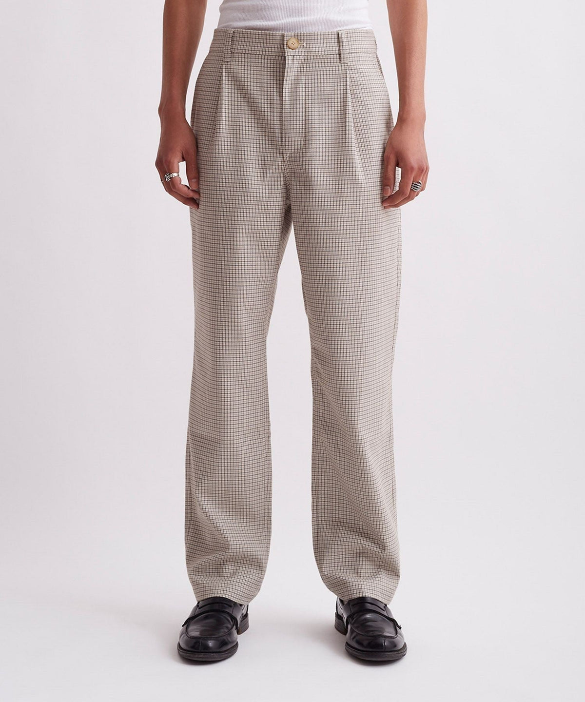 DEAN HOUNDSTOOTH TROUSER