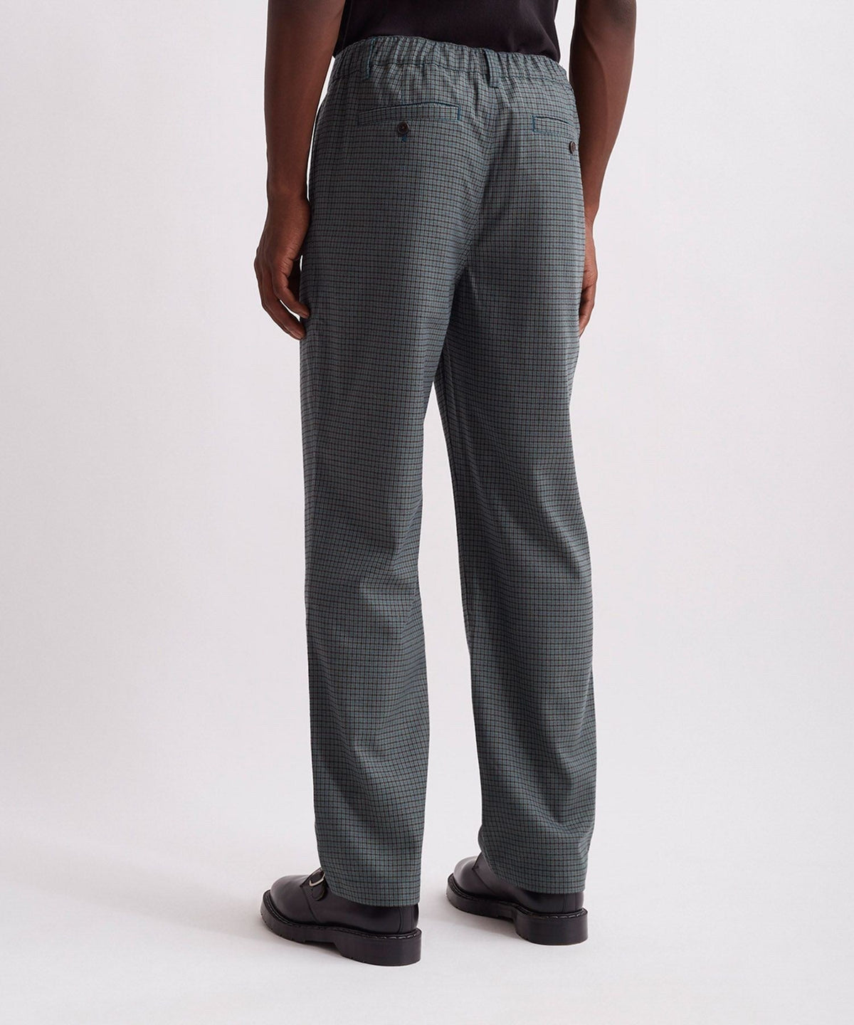 DEAN HOUNDSTOOTH TROUSER