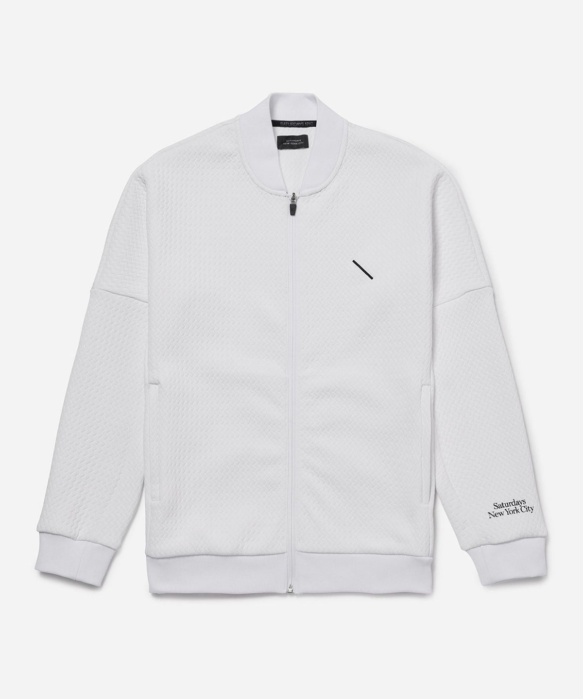 Quilt Jacquard Full Zip Jacket