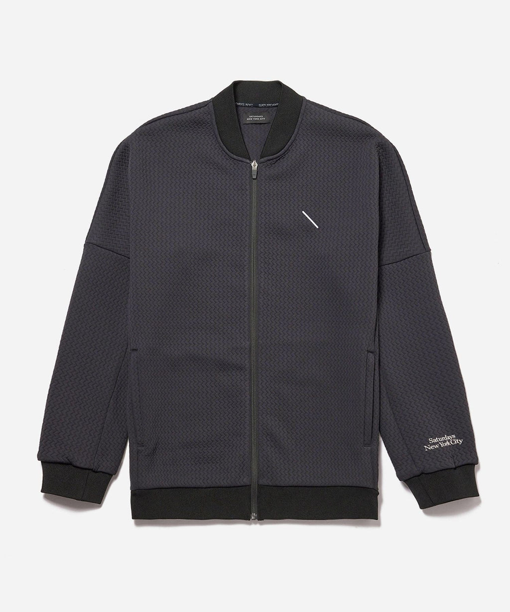 Quilt Jacquard Full Zip Jacket
