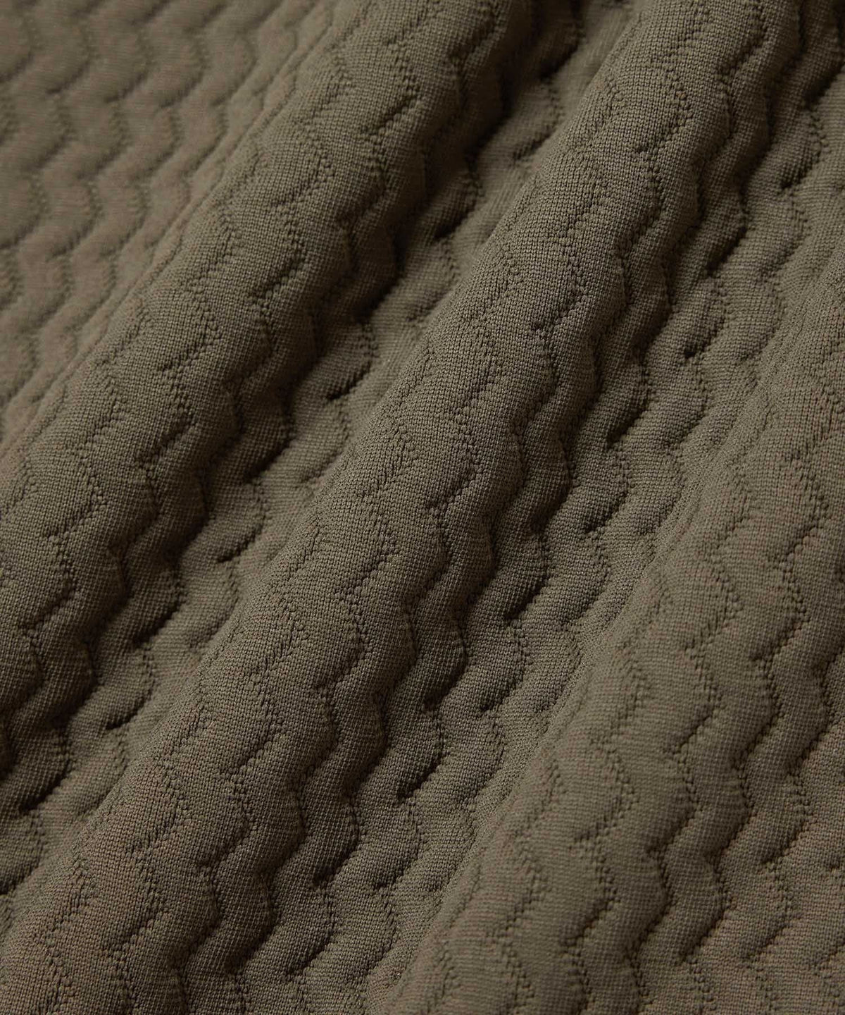 Quilt Jacquard Full Zip Jacket
