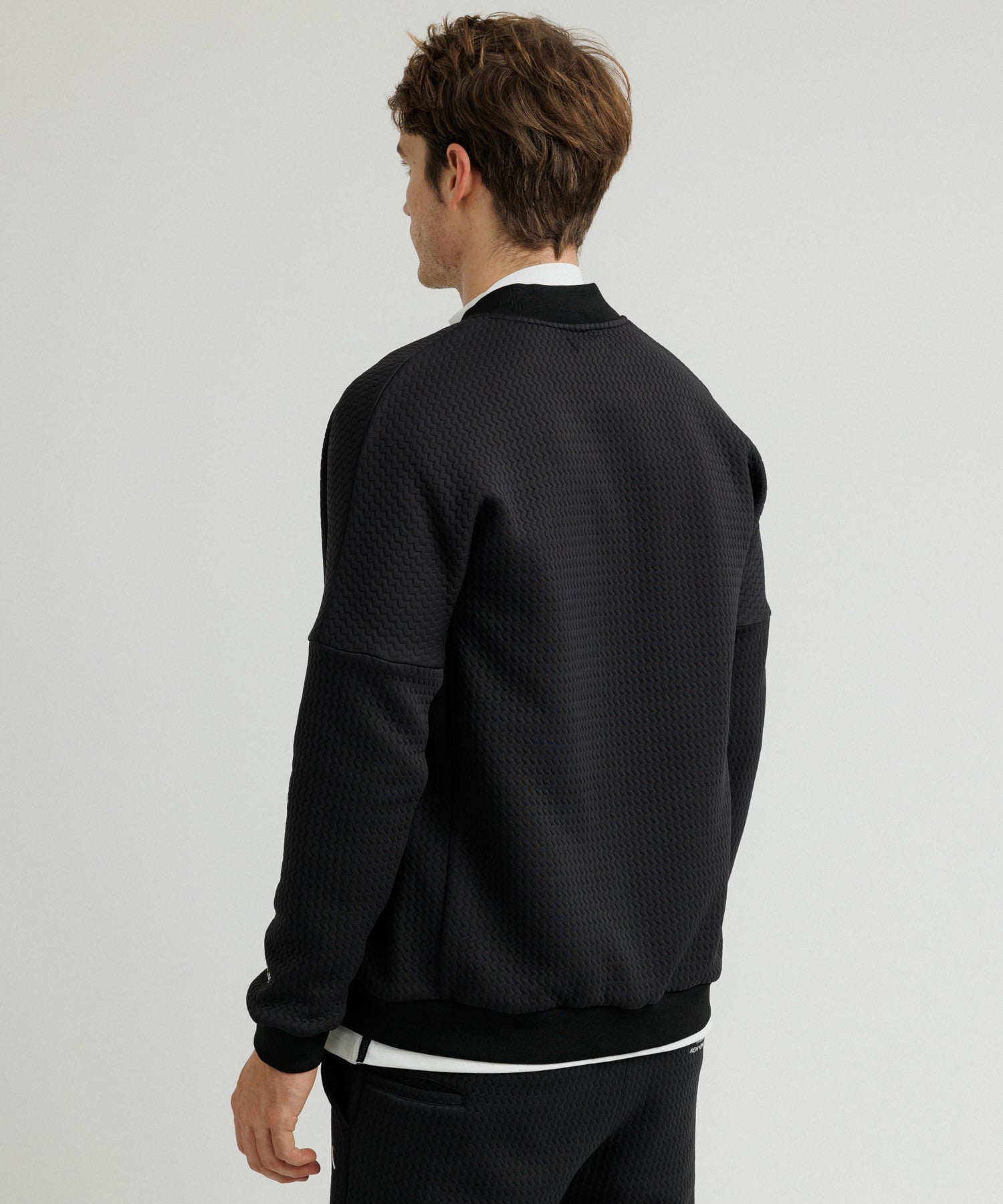 SATURDAYS NYC GOLF ジャケット　メンズ　ジップ　L ブラック Saturdays Golf Outerwear（サタデーズゴルフ アウター