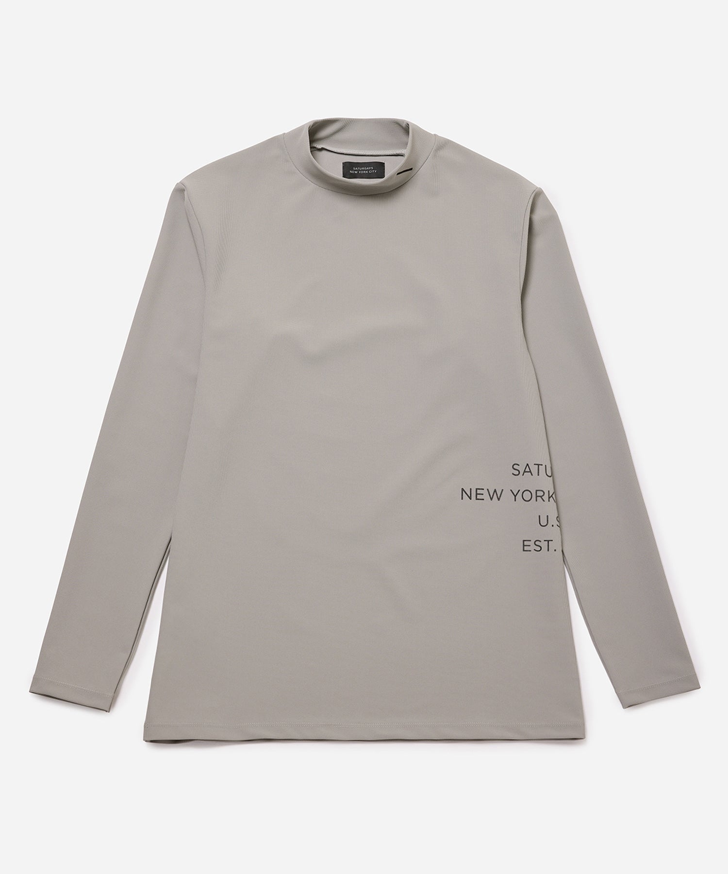 Tricot L/S Mock Shirt