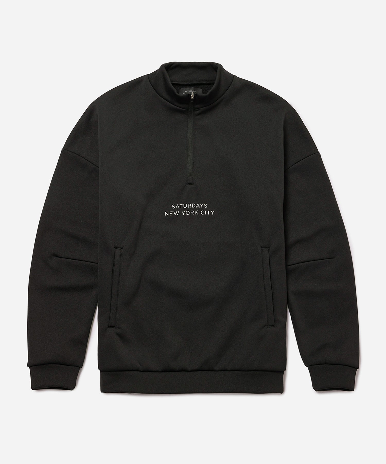 Gotham Chest Fleece Half Zip Pull Over | Saturdays NYC Japan