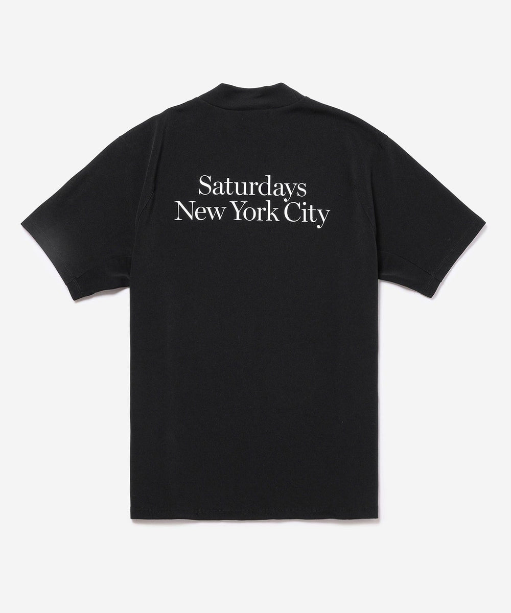 Back MillerStandard S/S Mock Shirt | Saturdays NYC Japan