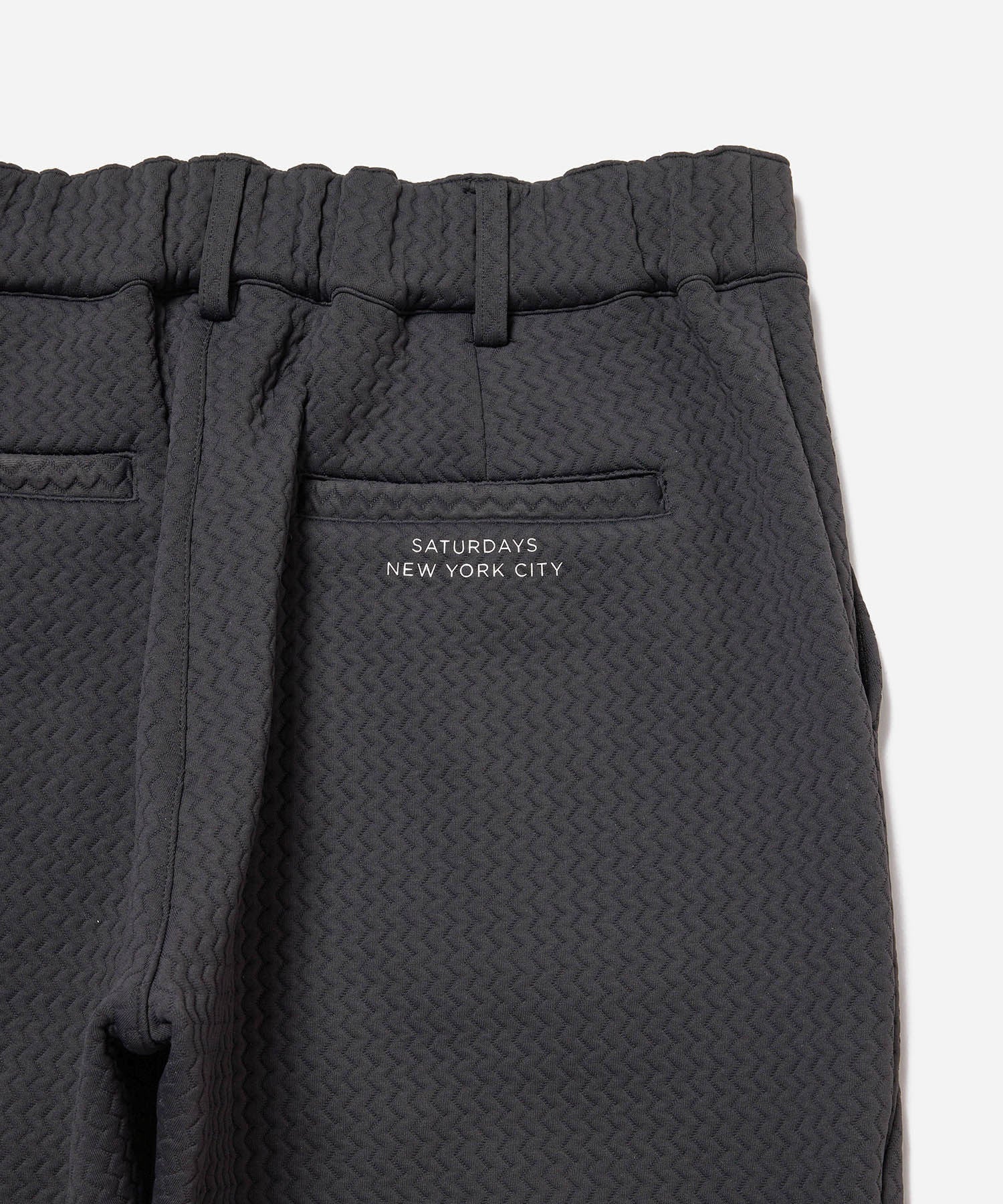 Quilt Jacquard Jogger Pant | Saturdays NYC Japan