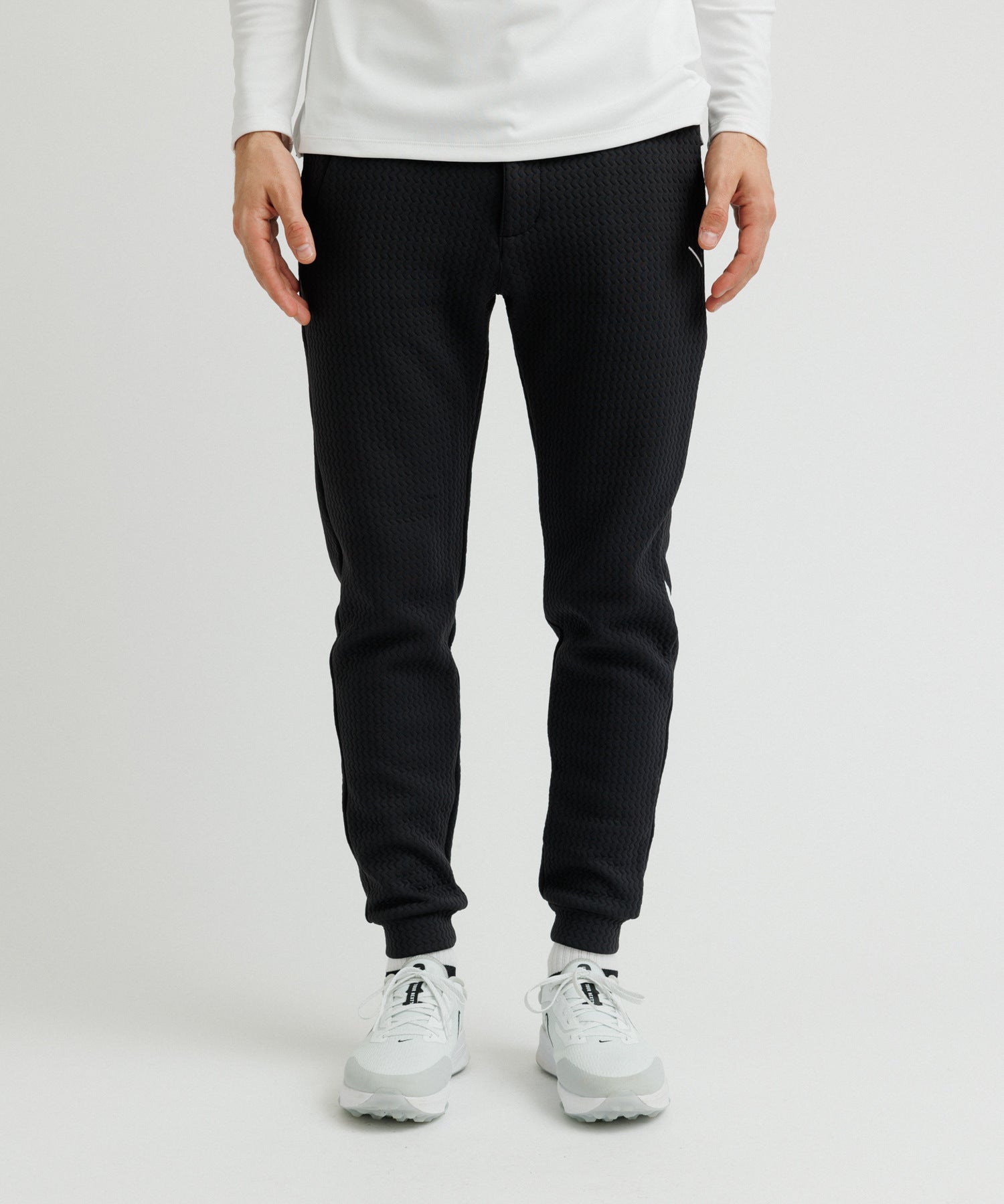 Quilt Jacquard Jogger Pant