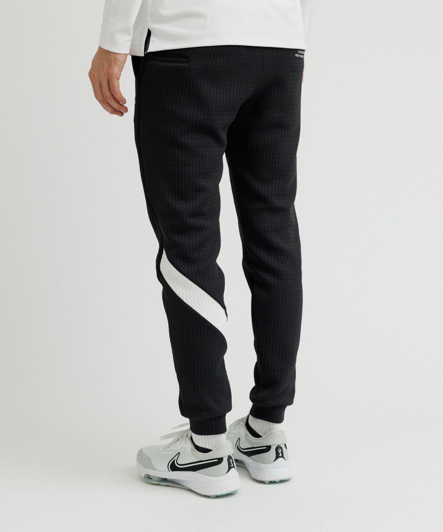 Quilt Jacquard Jogger Pant