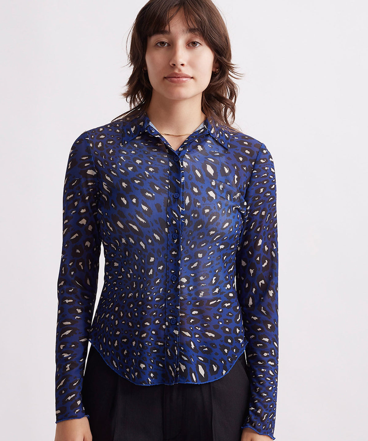Gabriella Sound Leopard Long Sleeve Shirt