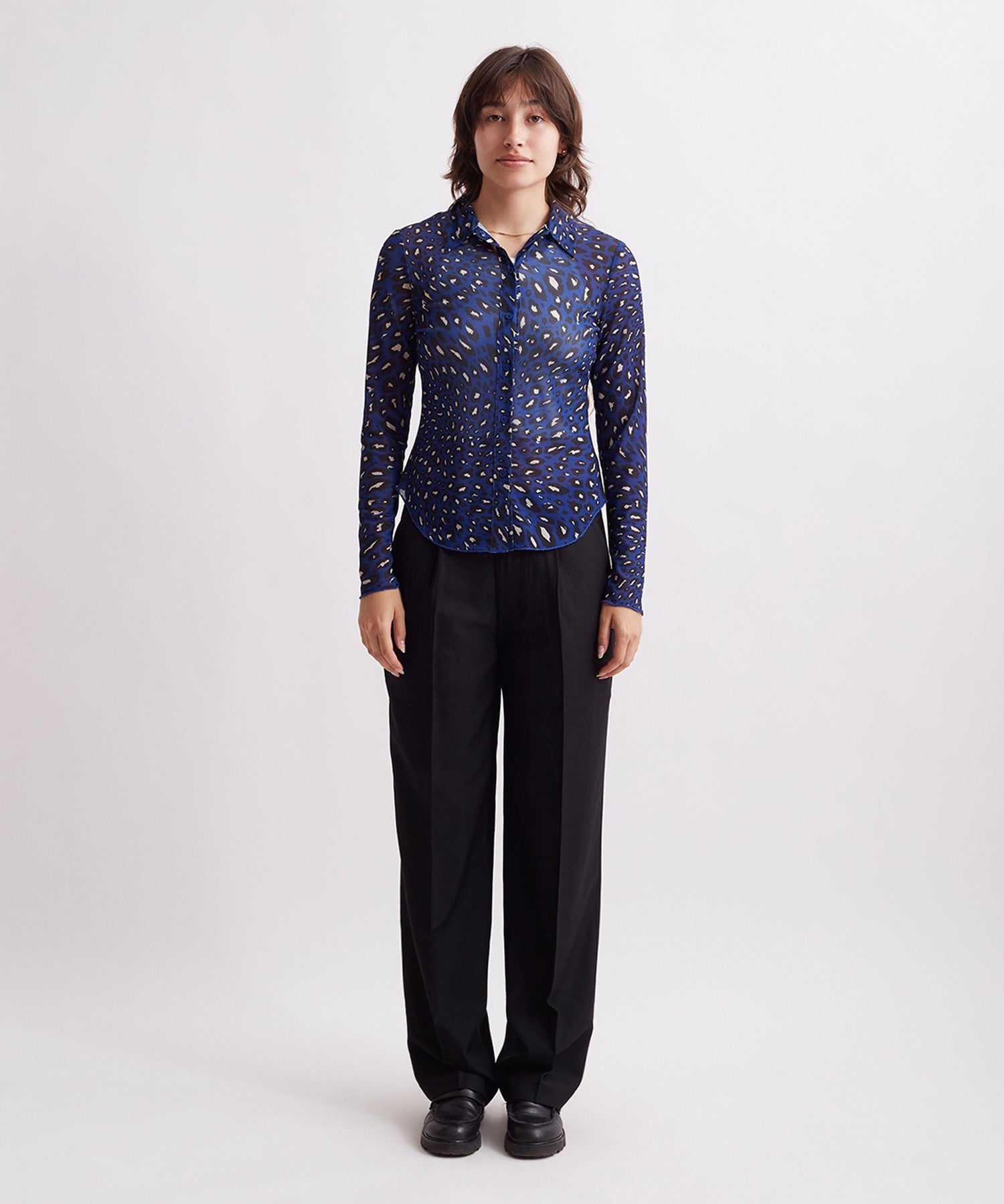 Gabriella Sound Leopard Long Sleeve Shirt | Saturdays NYC Japan