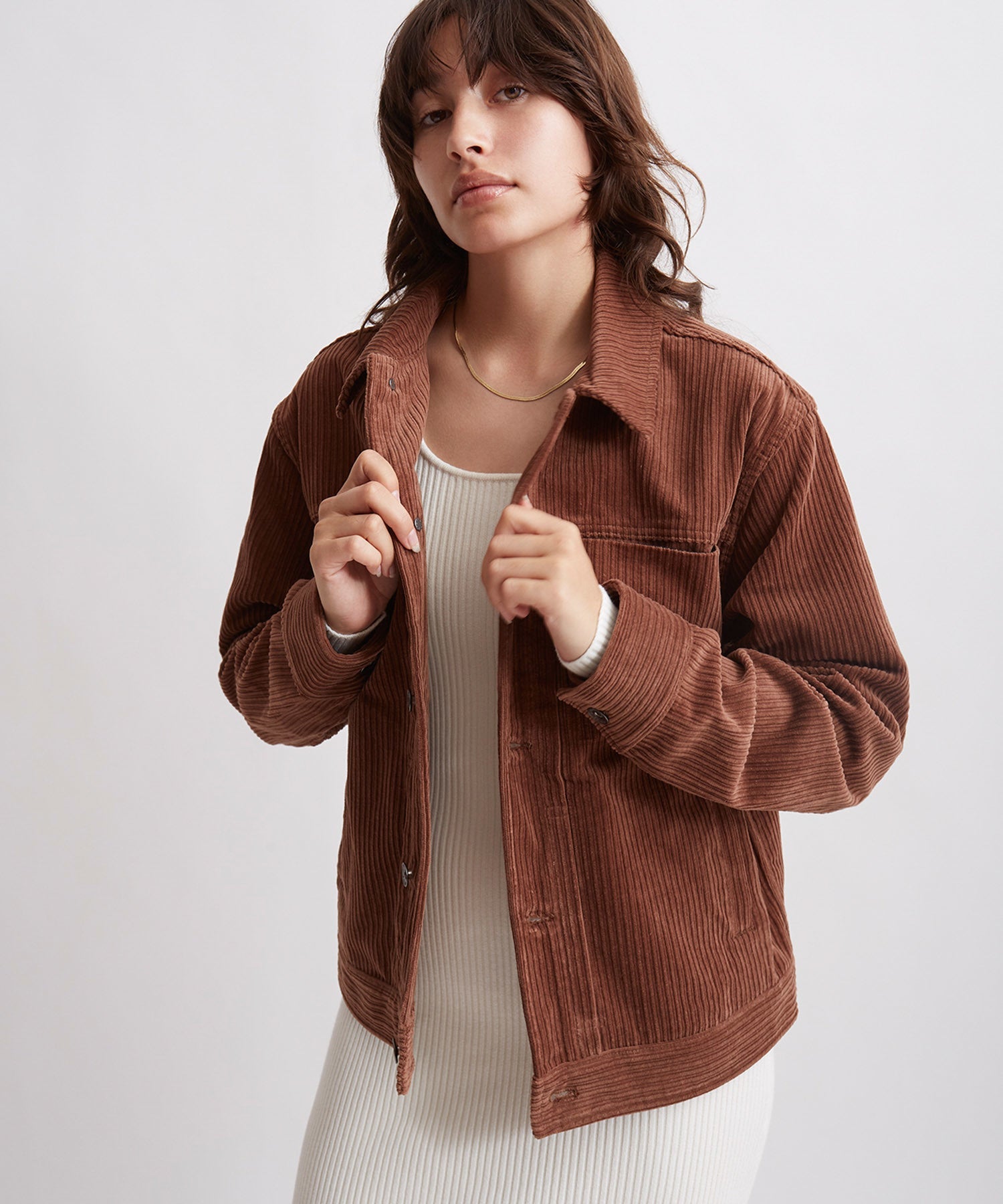 Olivia Wide Wale Cord Trucker Jacket | Saturdays NYC Japan