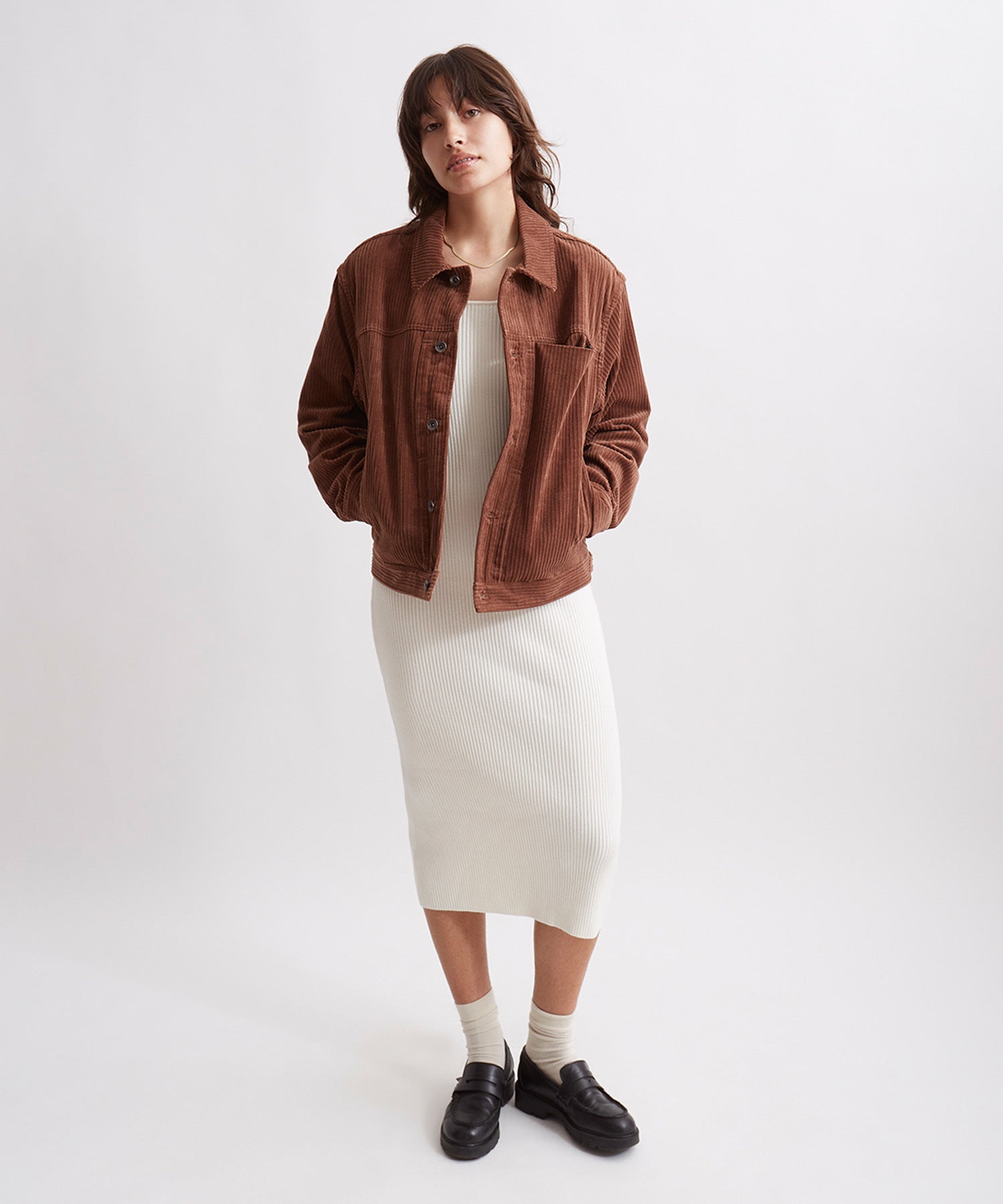 Olivia Wide Wale Cord Trucker Jacket | Saturdays NYC Japan