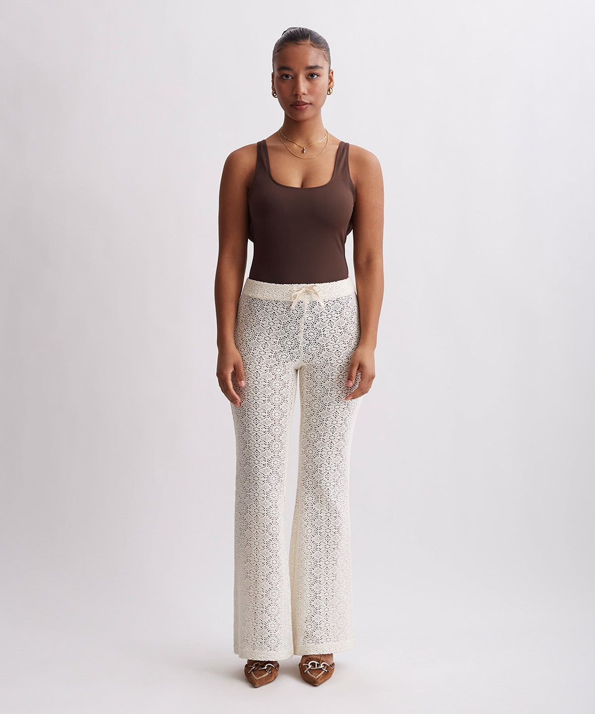 Rijka Cotton Mesh Pant