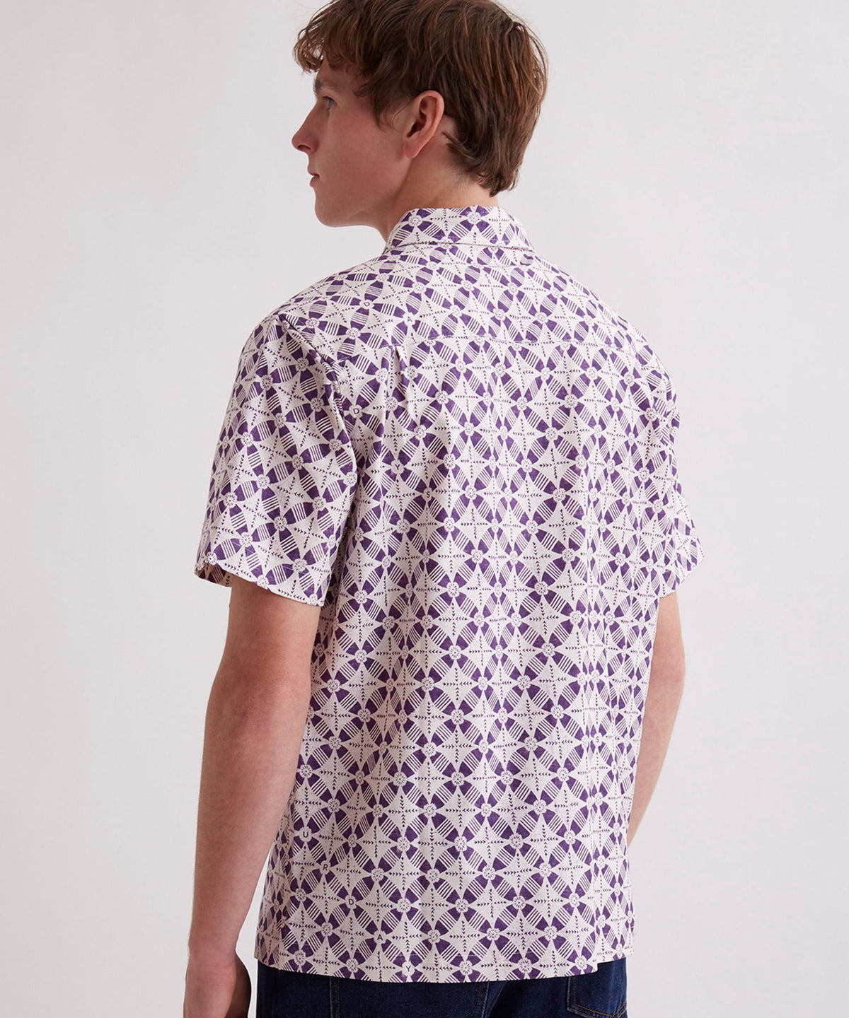 Bruce Block Print Ss Shirt
