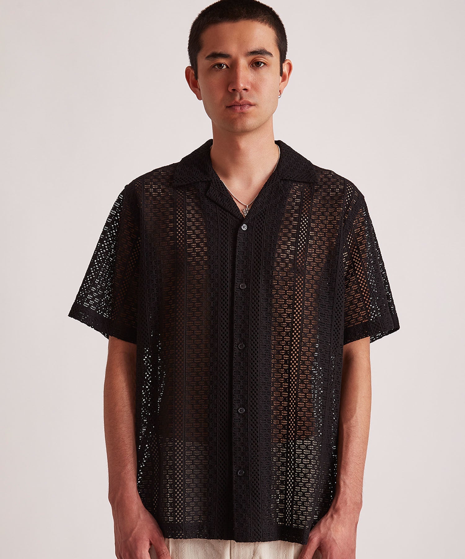 Canty Cotton Lace Ss Shirt | Saturdays NYC Japan